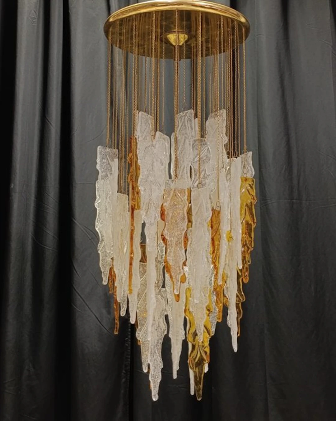 Chandelier - Lightning bolt - Murano glass - Four lights