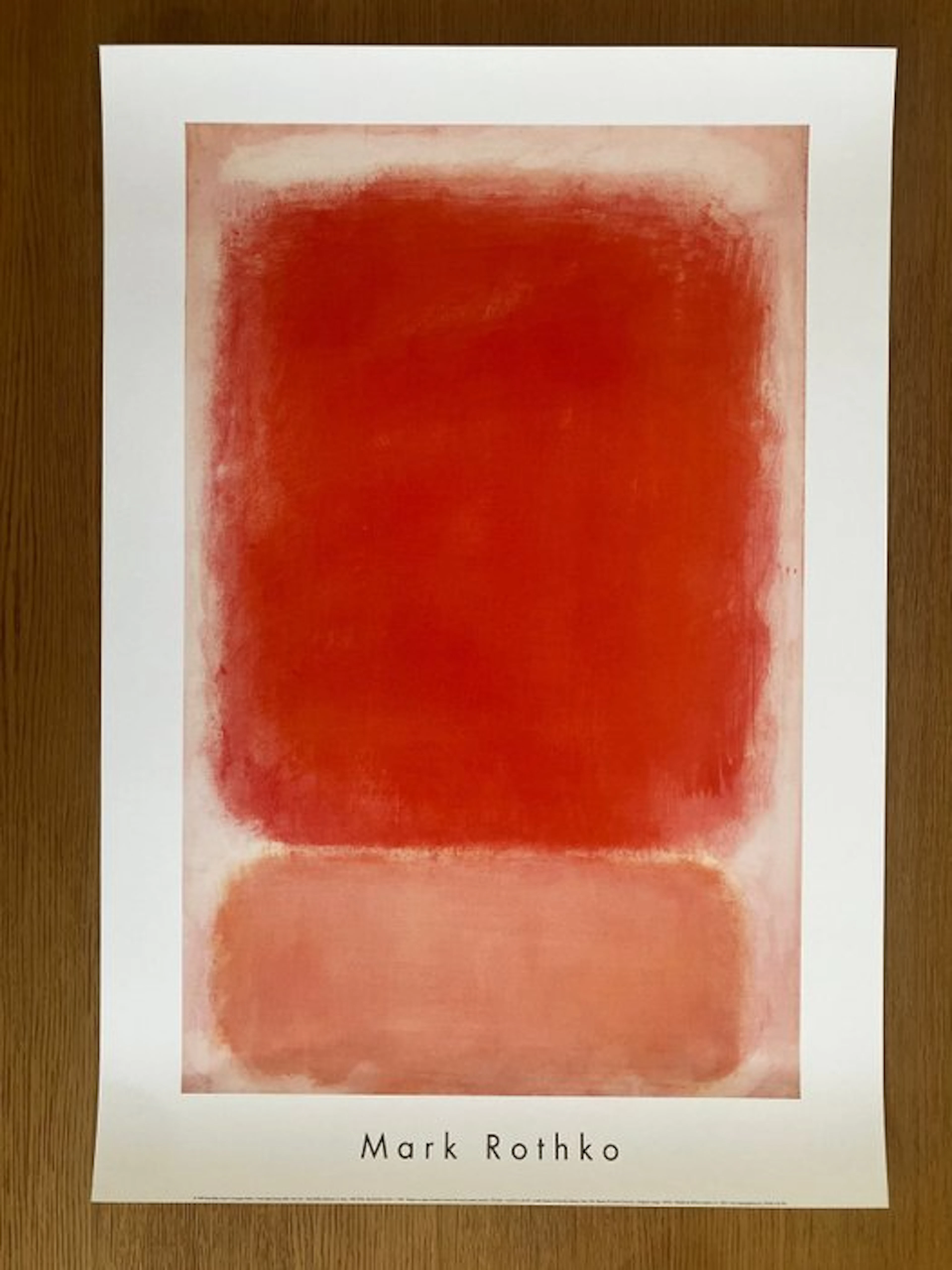 Mark Rothko (1903-1970) - Rothko - Red and Pink on Pink - Tamaño XL