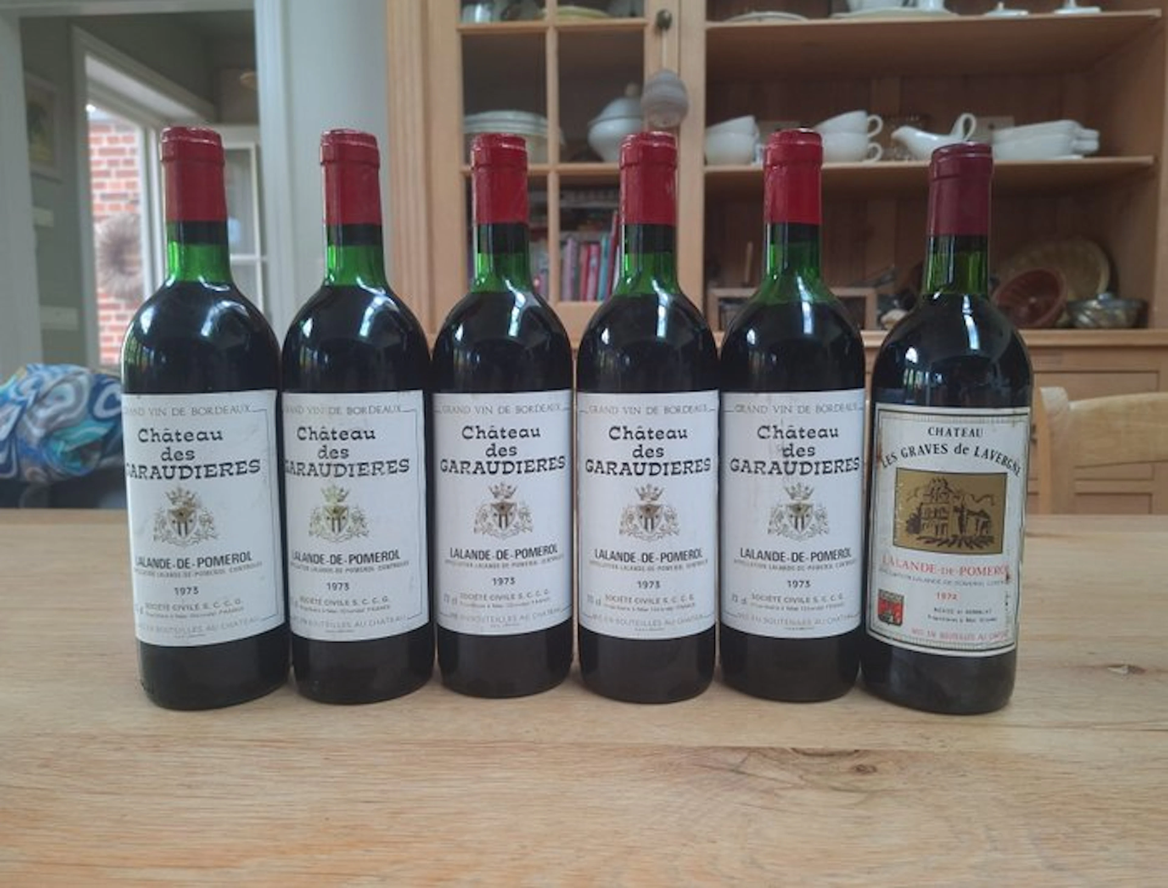 1973 x 5 Chateau des Garaudieres & 1974 Chateau Les...