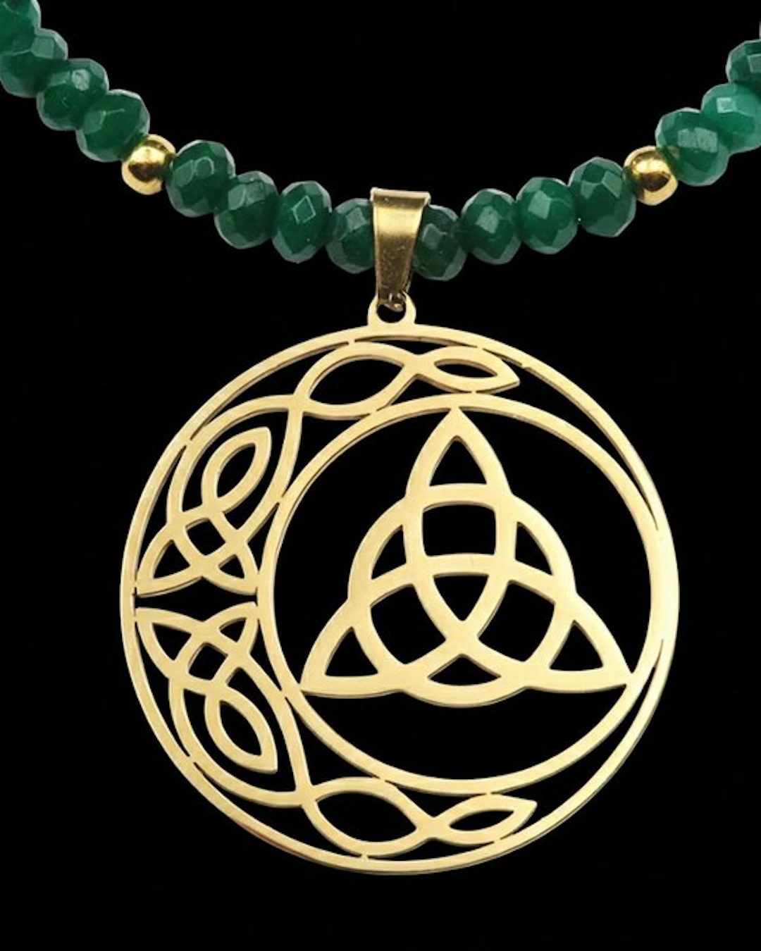 Druidic Magic & Emerald Necklace: Celtic Wisdom & Key of...