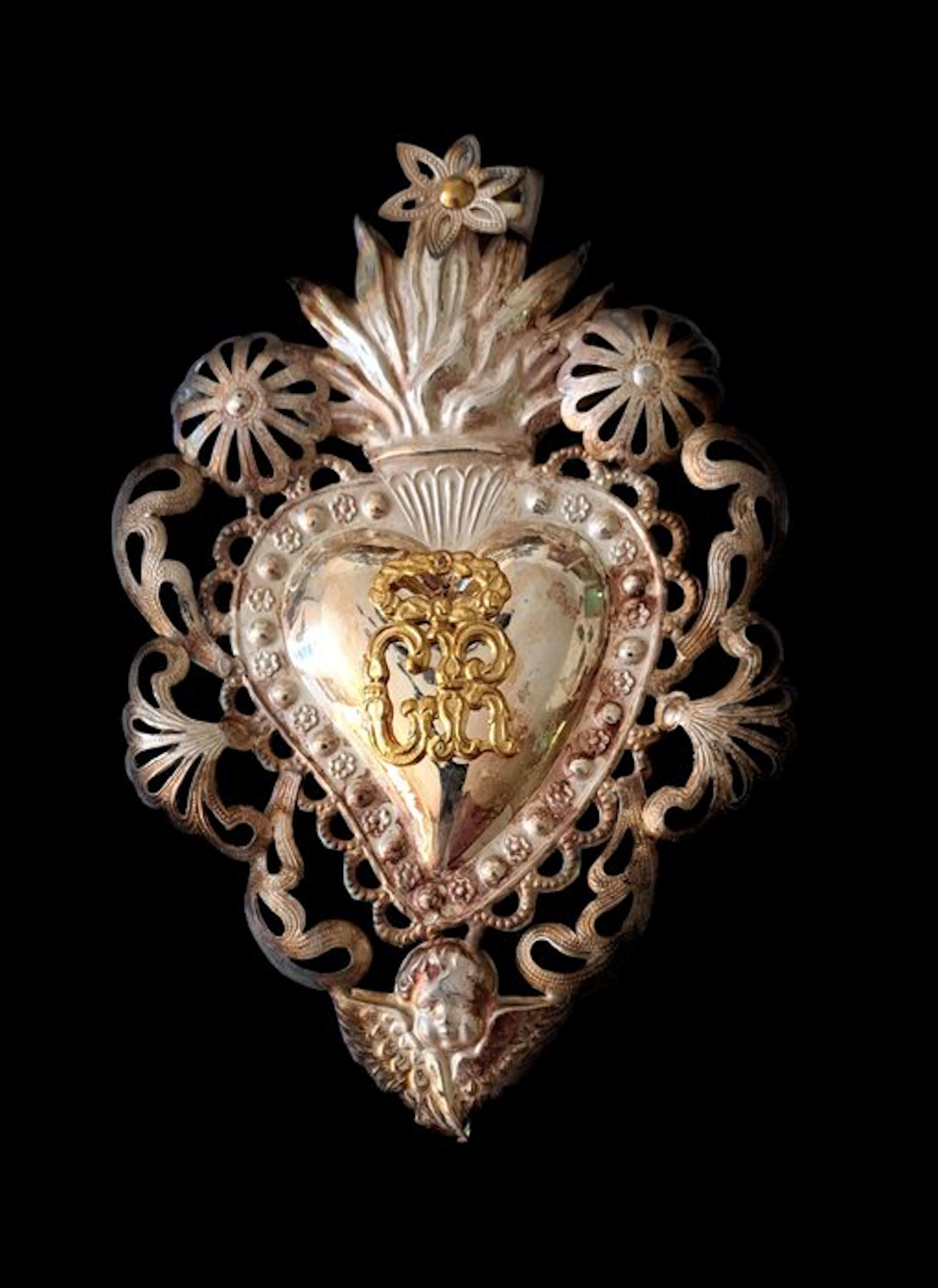 Antique Ex voto - Silver - 1850-1900