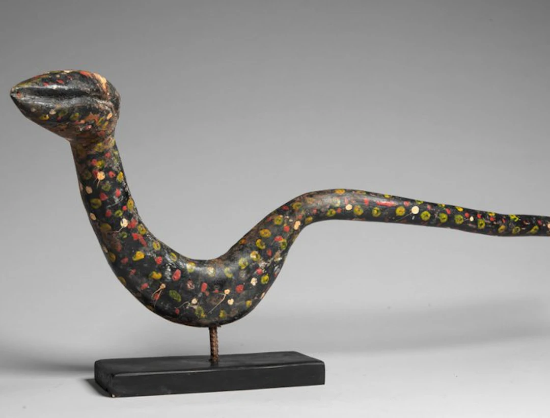 Voodoo altar fetishes - AKLAMA Snake - Adan Adangbé - Ghana