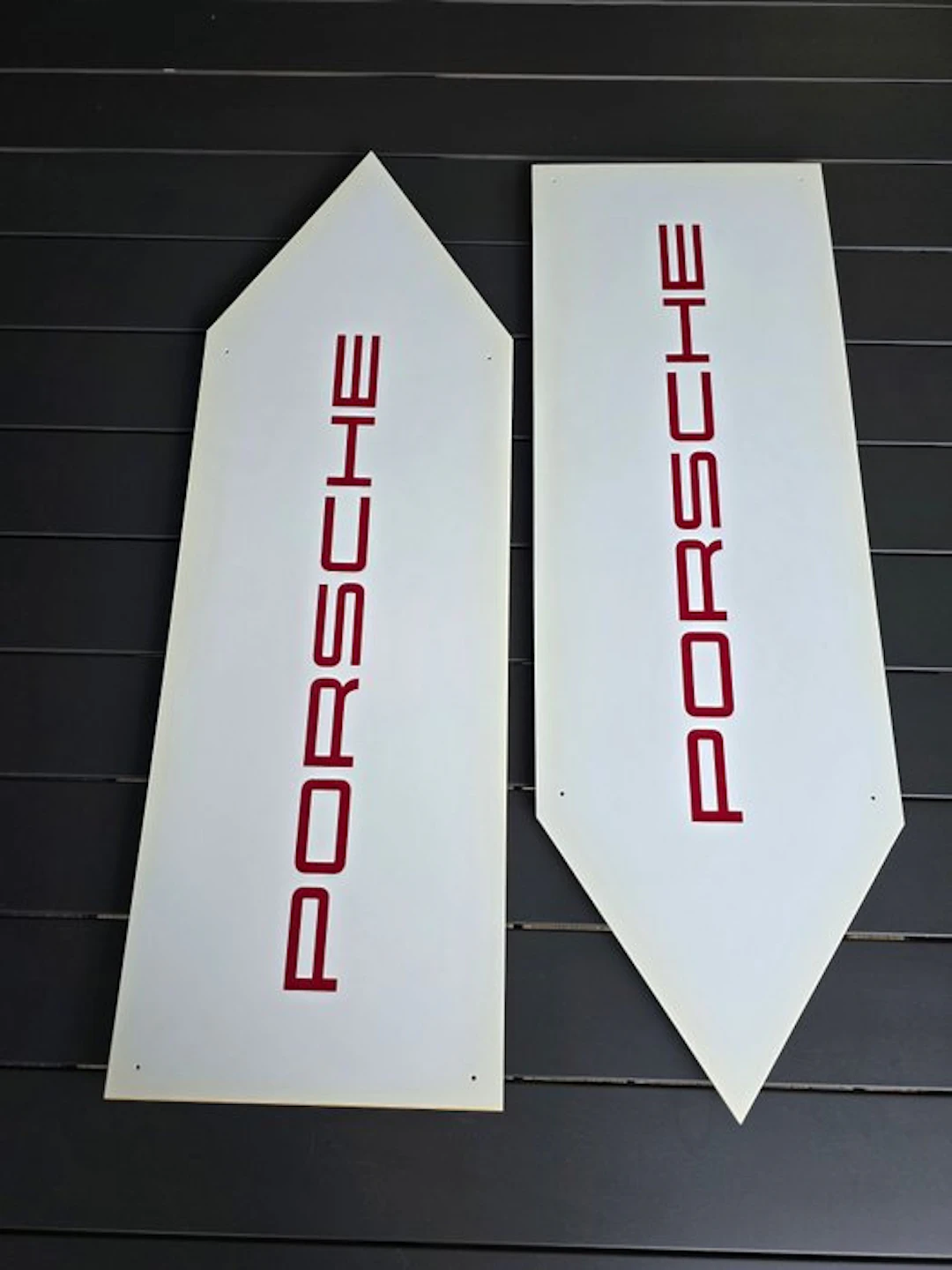Porsche - Professional event signage – double-sided –...