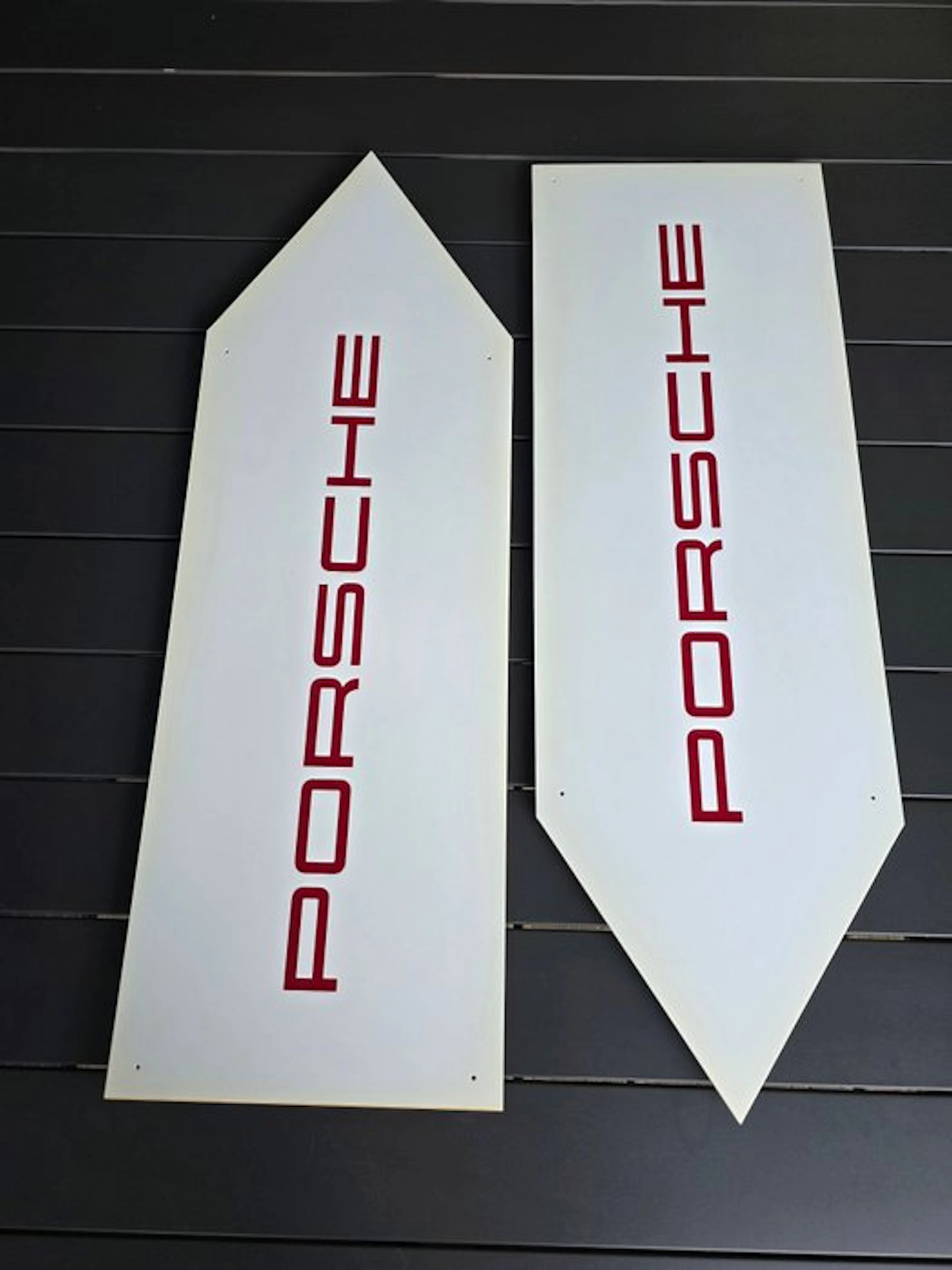 Porsche - Professional event signage – double-sided –...