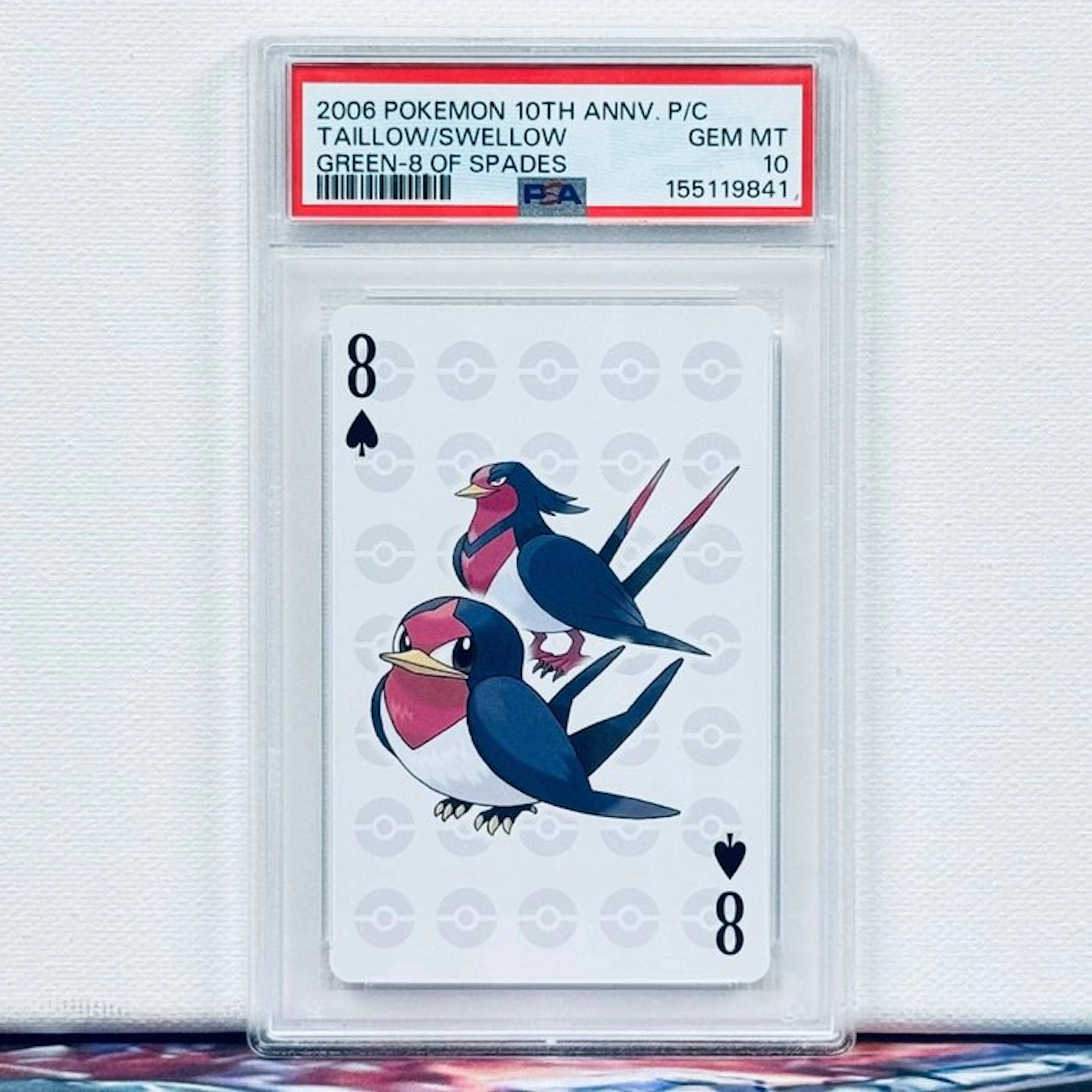 Pokémon Graded card - Taillow/Swellow 2006 Pokemon 10th Annv
