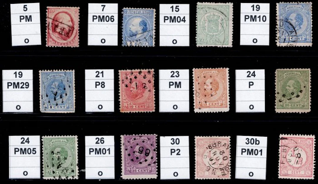 Netherlands 1864/1920 - Plate flaws