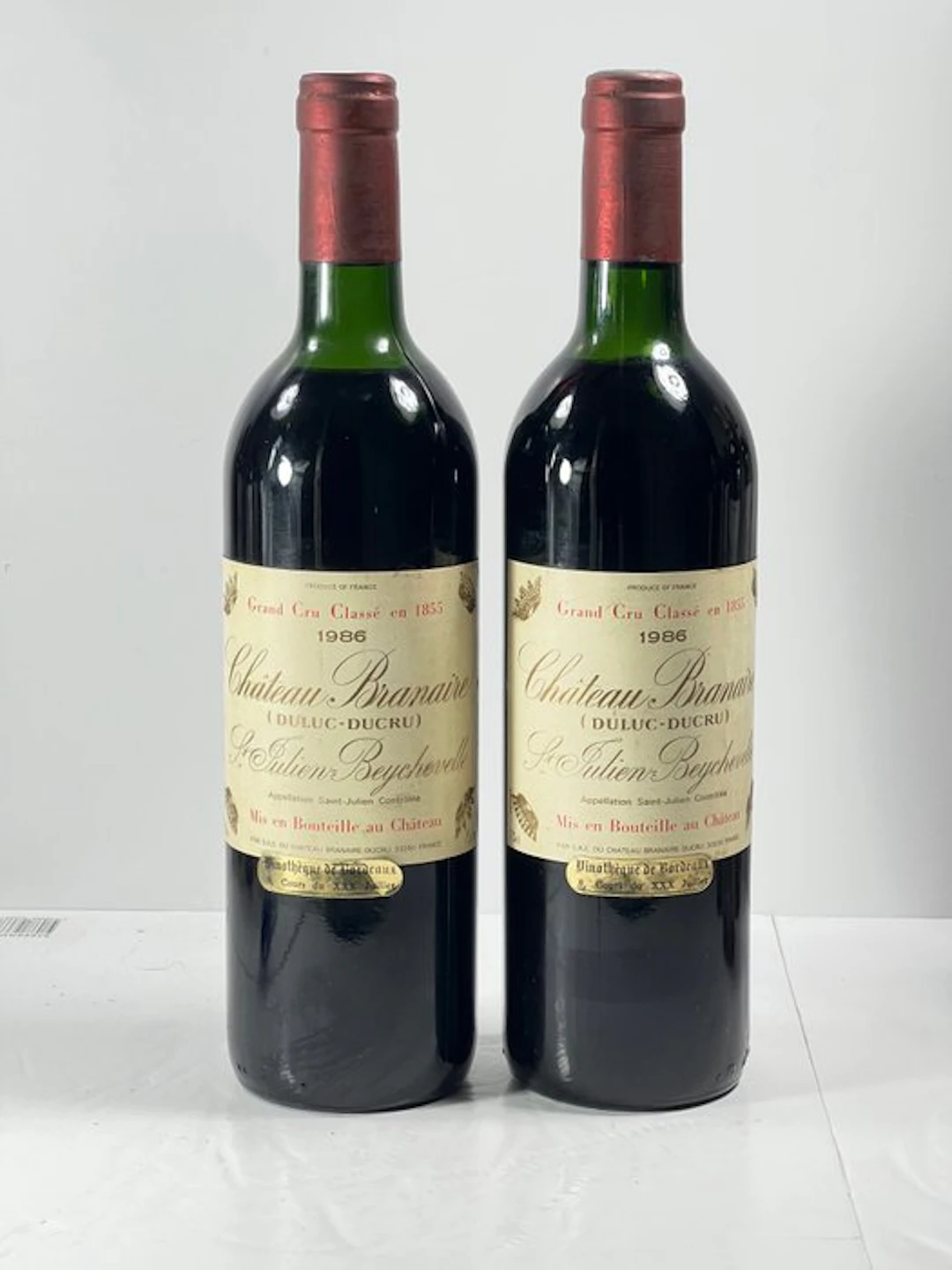 1986 Château Branaire-Ducru - Saint-Julien 4ème Grand Cru...