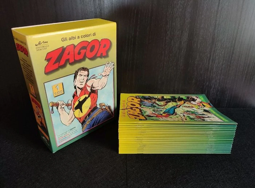 Zagor - Albi di Zagor nn. 1/20 Sequenza Completa con Cofanetto - 20