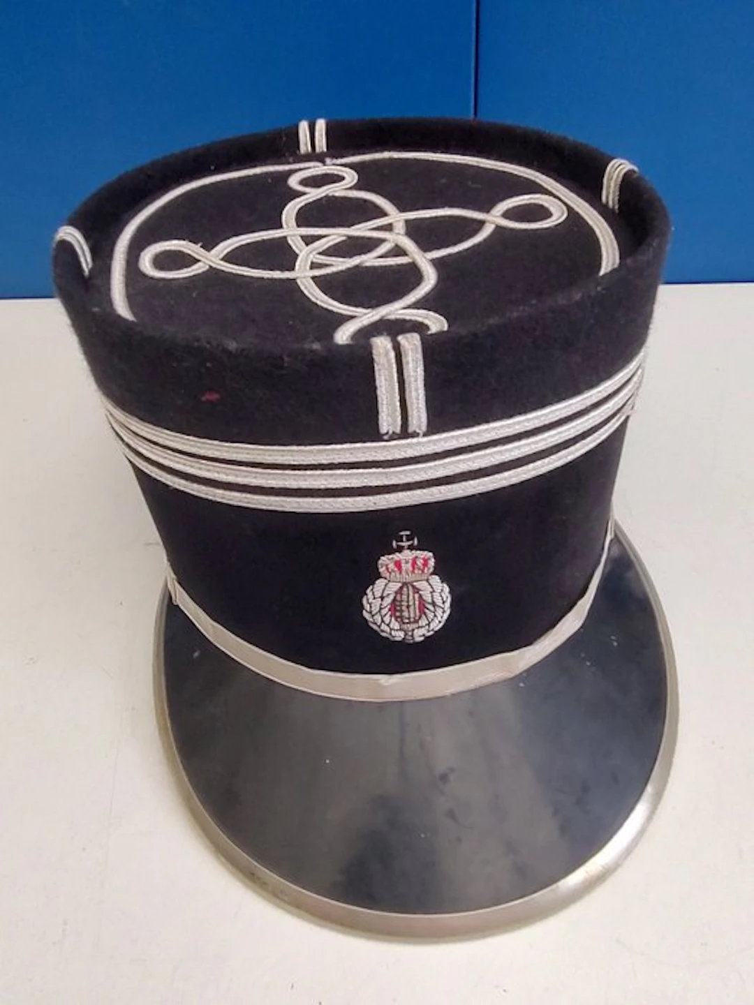 Belgium - Military helmet - Belgian Police kepie/shako
