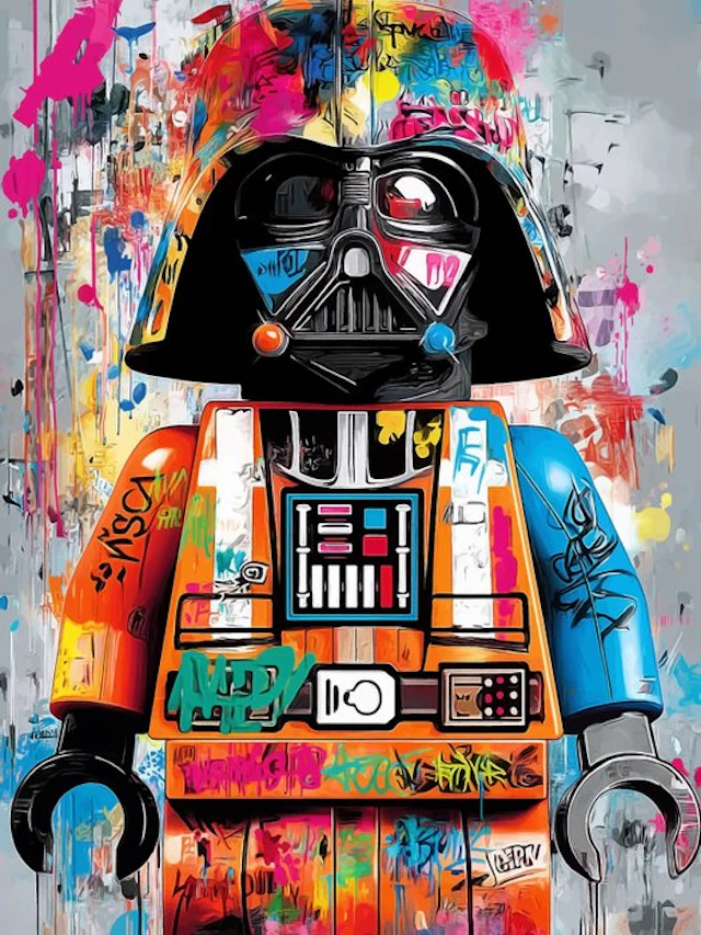 IPR Graph - Darth Vader Lego – El Lado Oscuro en Colores Urbanos