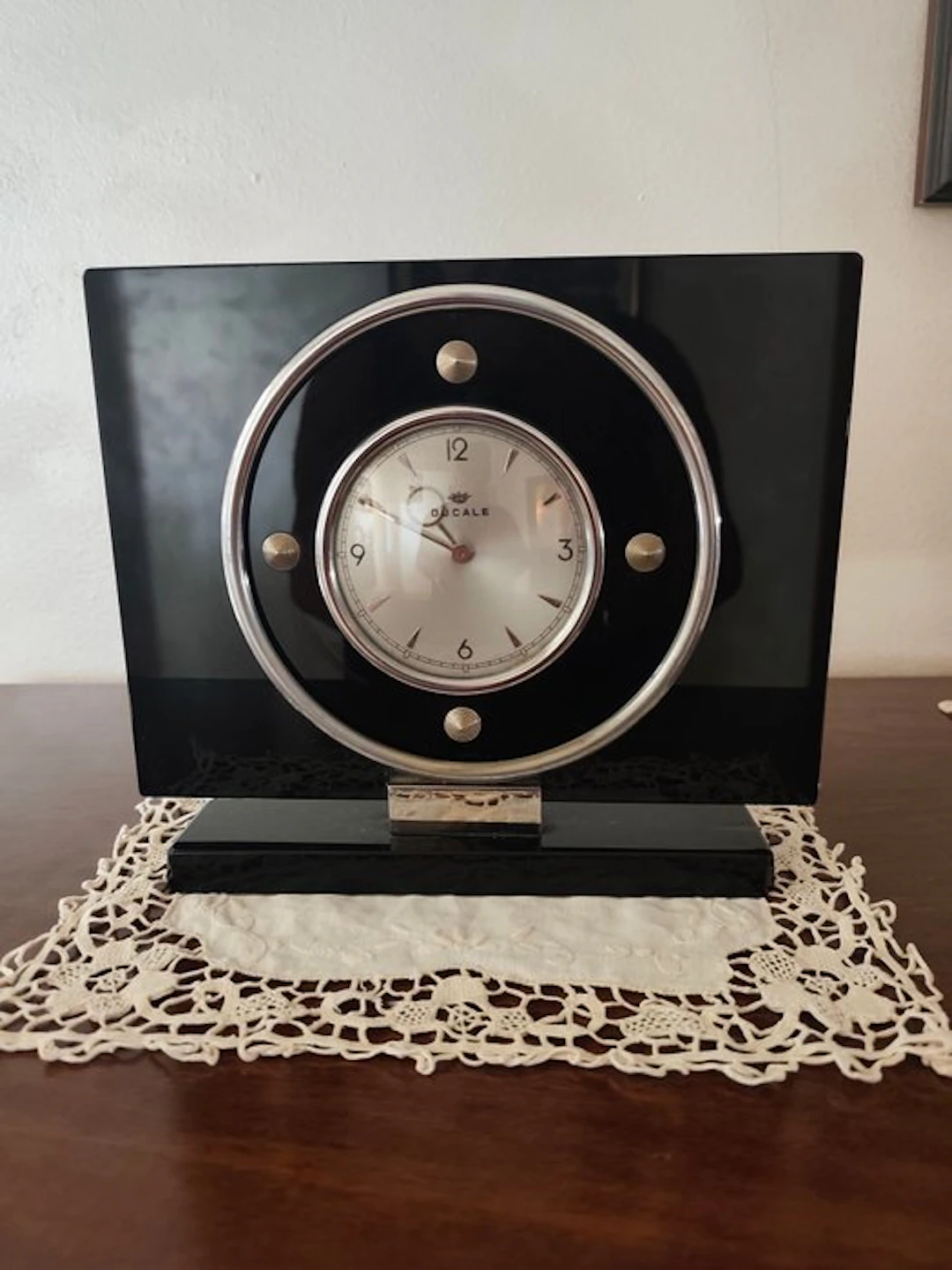 Clock - Bart Design - Vintage - Alexandrite glass - 1940-1950