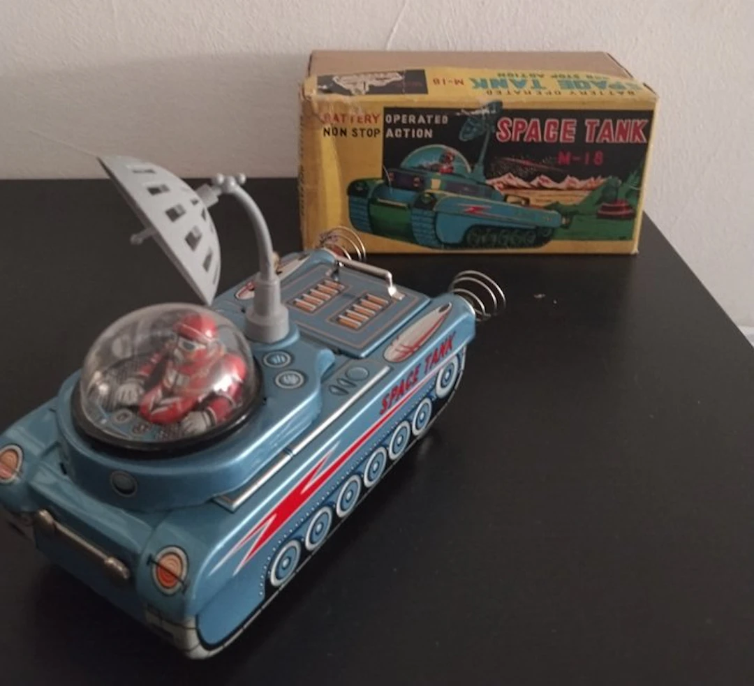 Masudaya - Tin toy - Space Tank - 1950-1960 - Japan