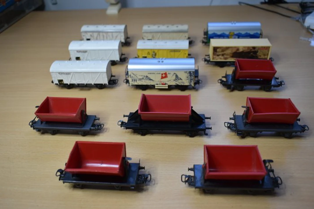 Märklin H0 - Model train freight wagon set (14) - 14 freight wagons - DB