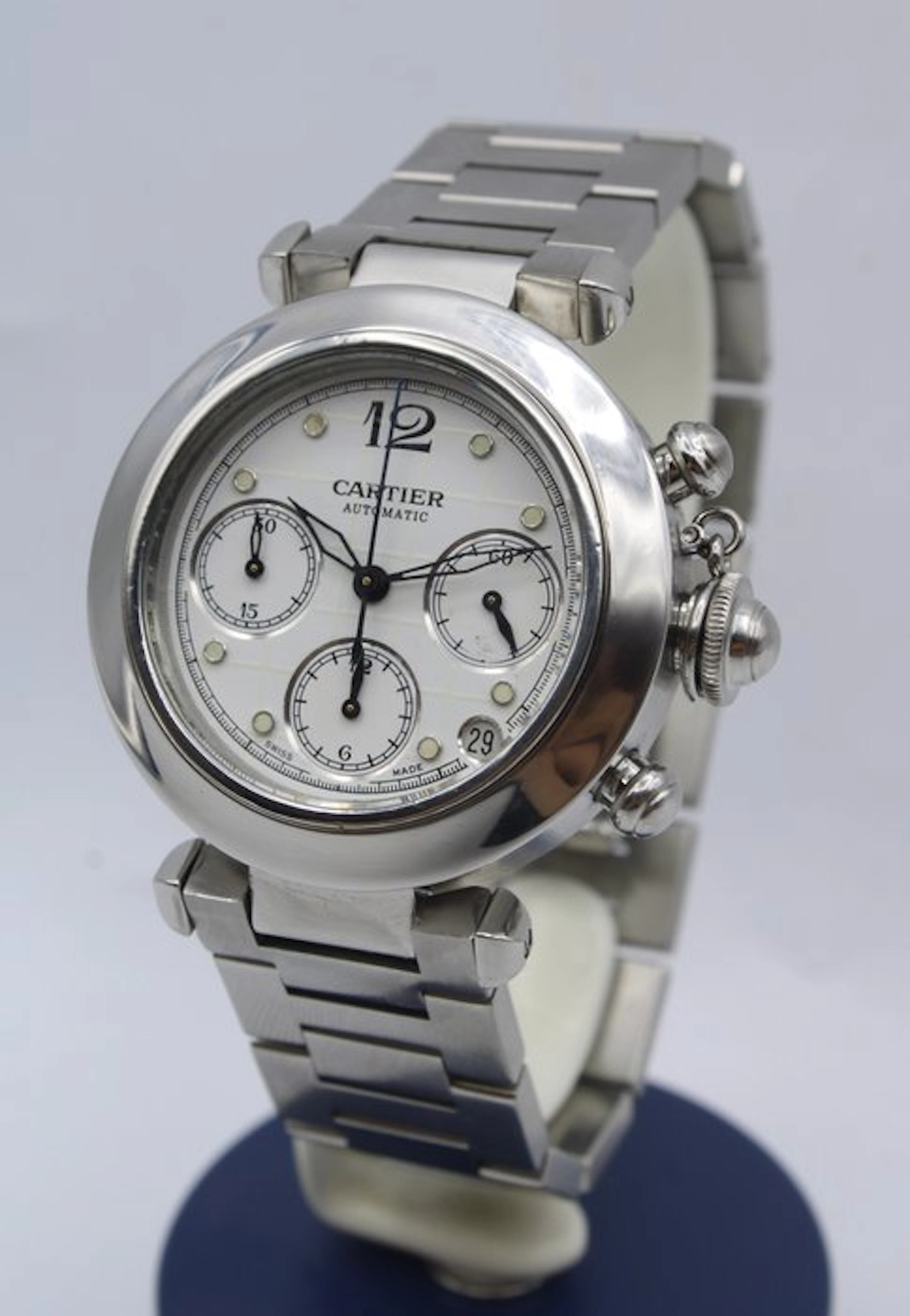 Cartier - Pasha Chronograph - 2412 - Unisex - 2000-2010