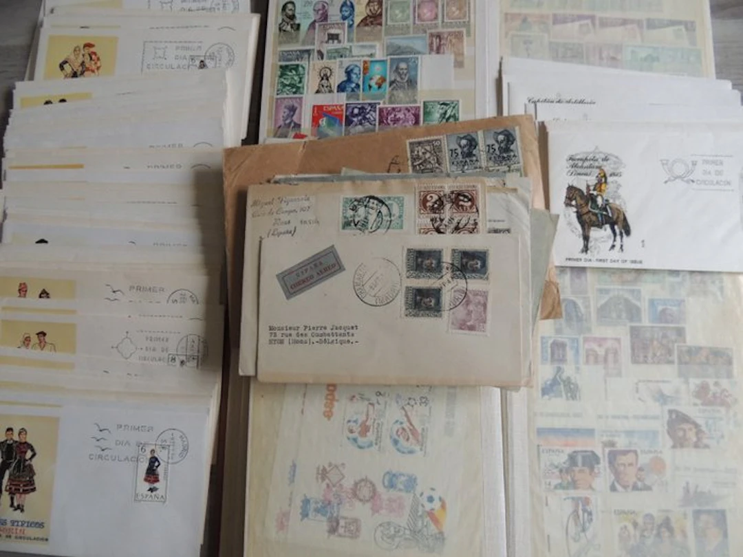 Spain - Stamp collection, FDC & miscellaneous documents