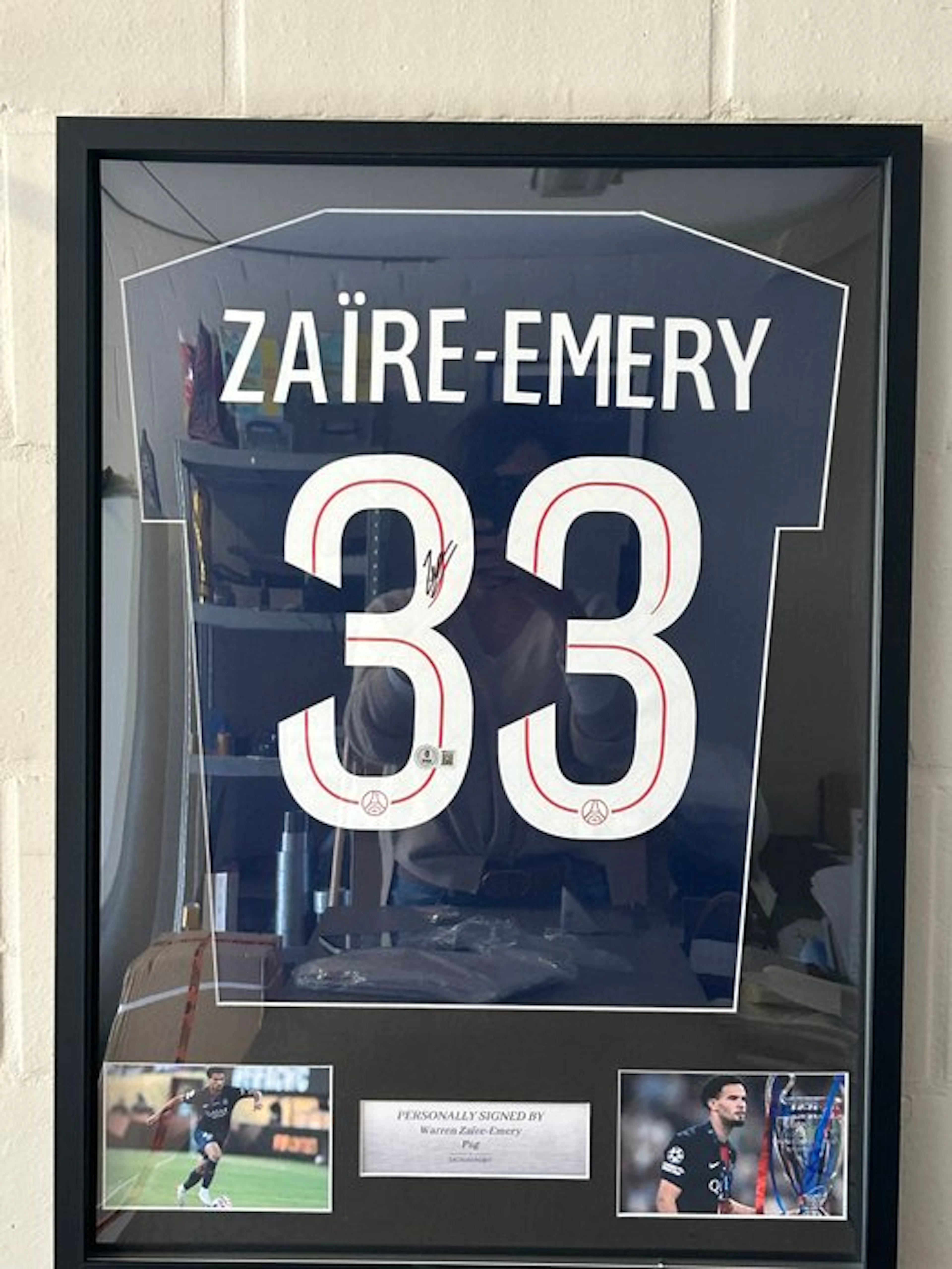 Paris Saint-Germain - French Ligue 1 - Warren Zaïre-Emery - Football jersey