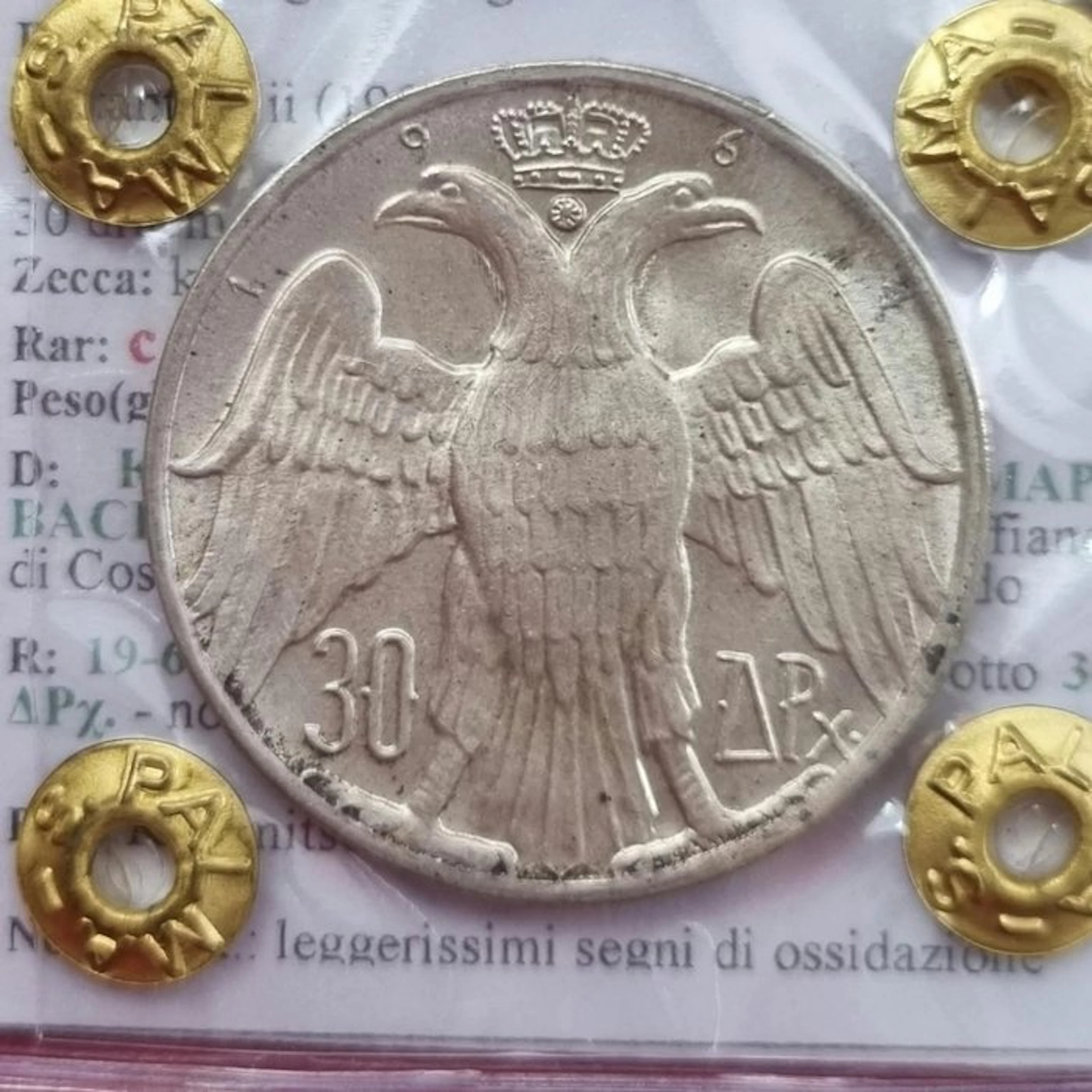 Greece. Costantino II. 30 Drachmai 1964 (No reserve price)
