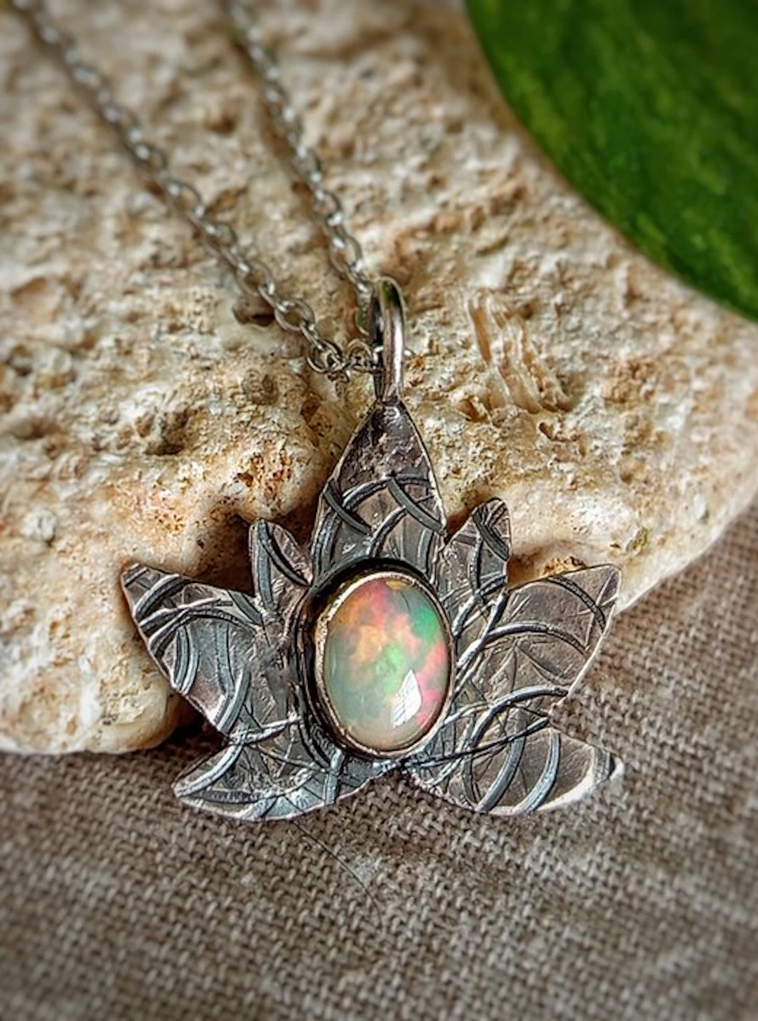 Jewelry “Samsara” handcrafted in oxidized 925 sterling silver