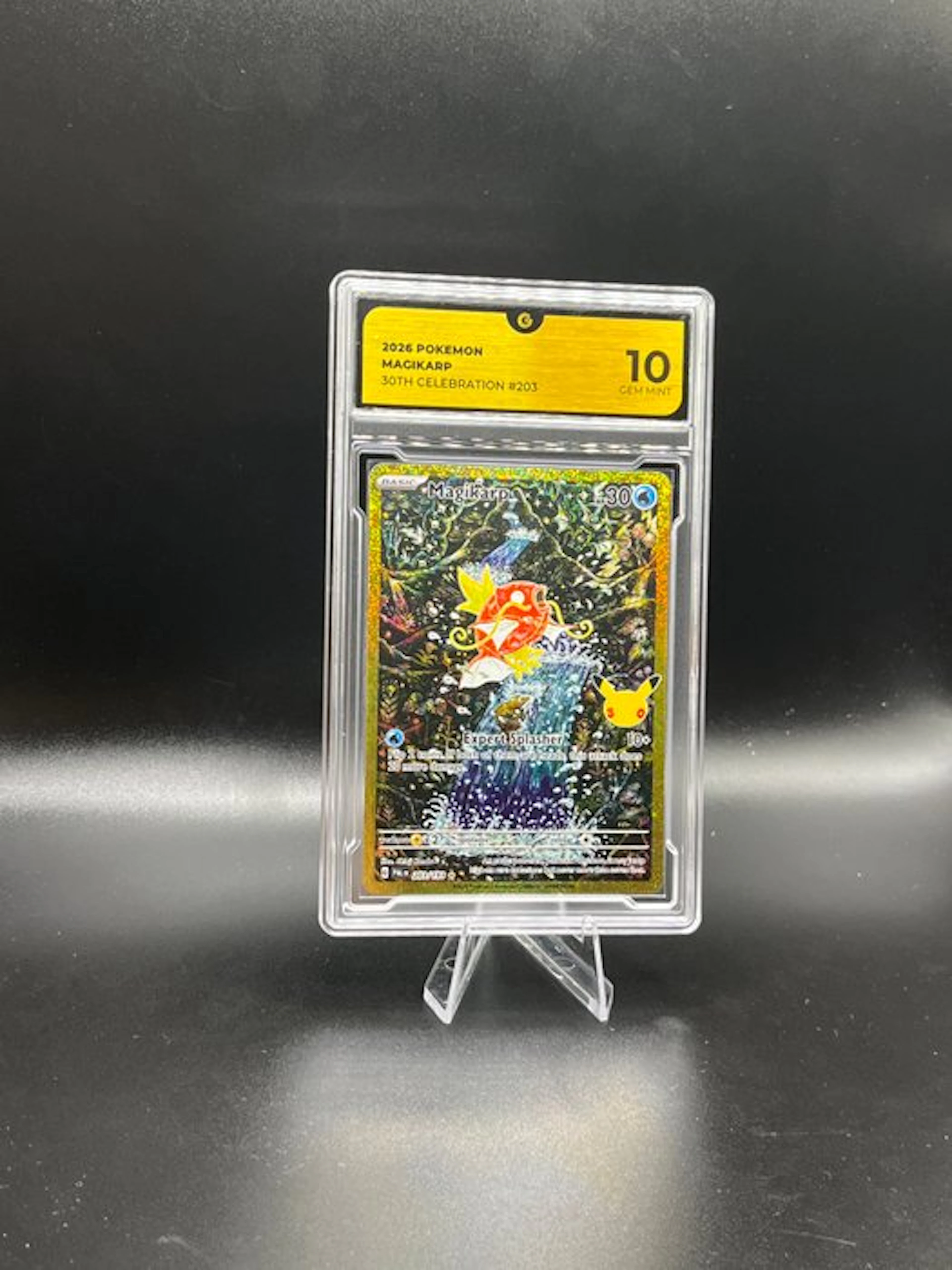 Pokémon - 1 Graded card - Magikarp 203 30TH Anniversary - GG 10
