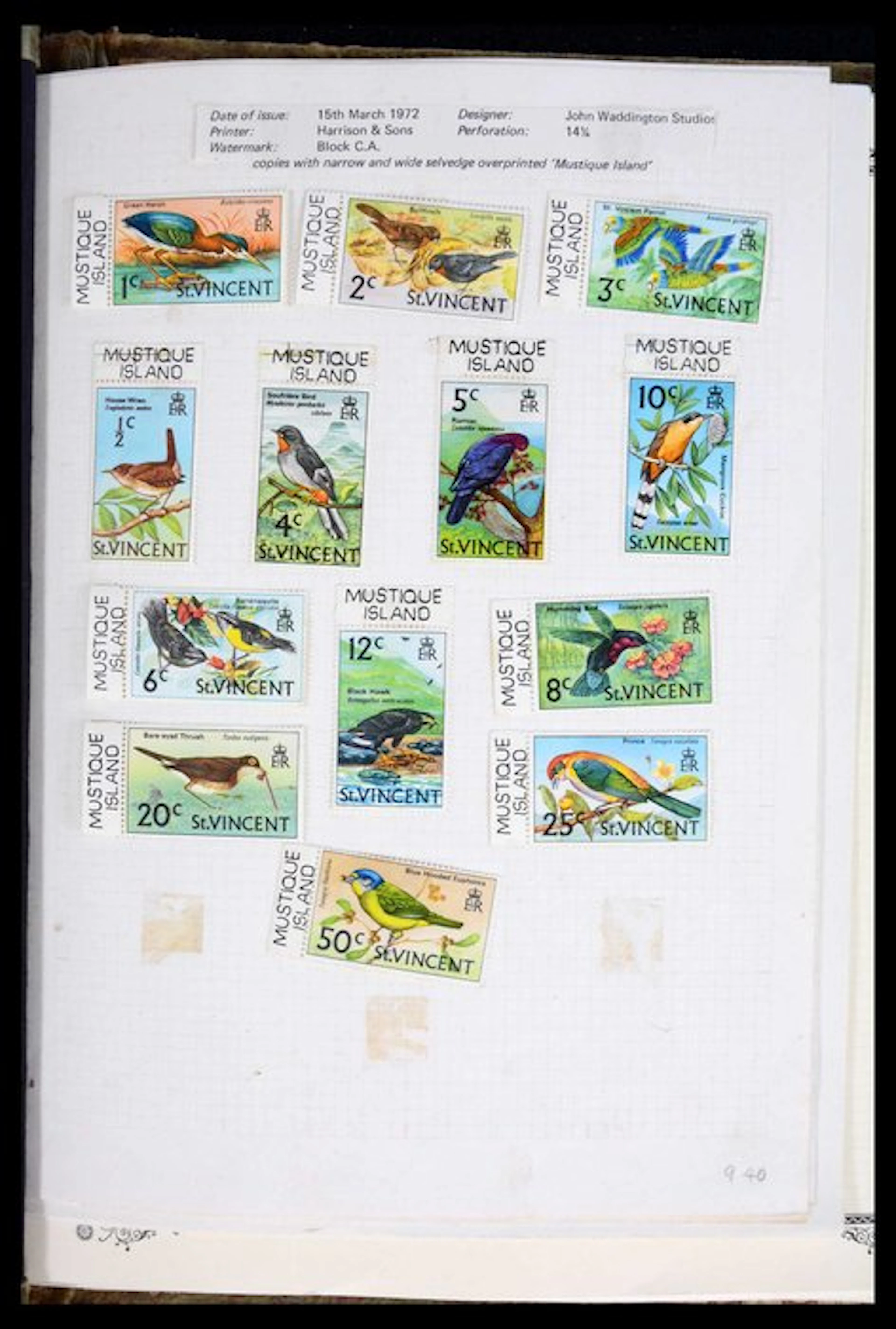 British Commonwealth 1972/1987 - British commonwealth Union Islands collection