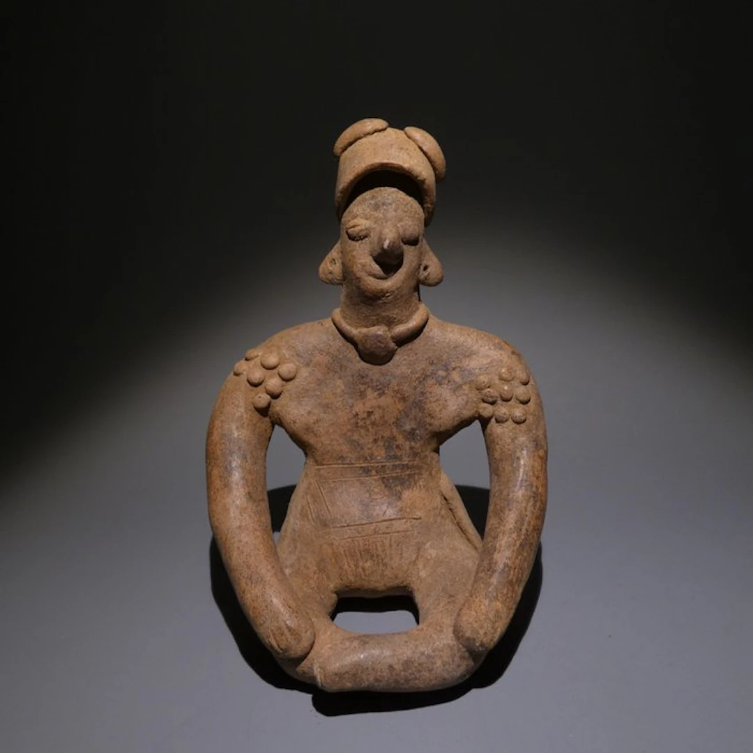 Colima, West Coast Mexico Terracotta Seated figure