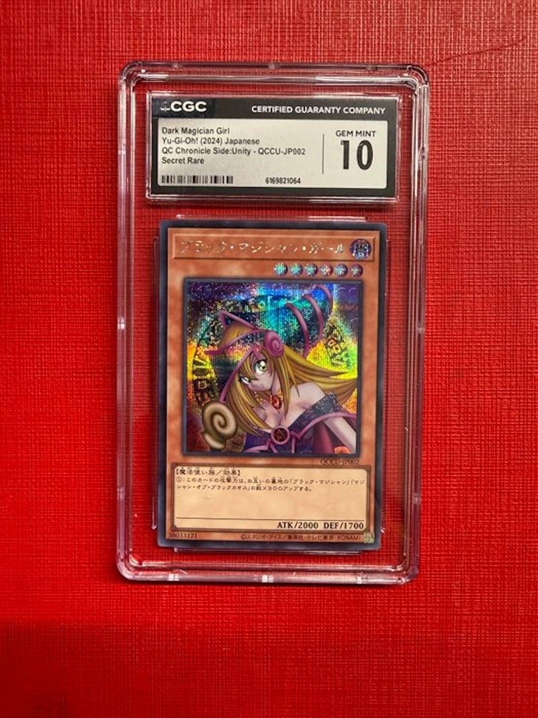Konami - 1 Graded card - Yu-Gi-Oh! - Dark Magician Girl OCCU-JP002 Foil