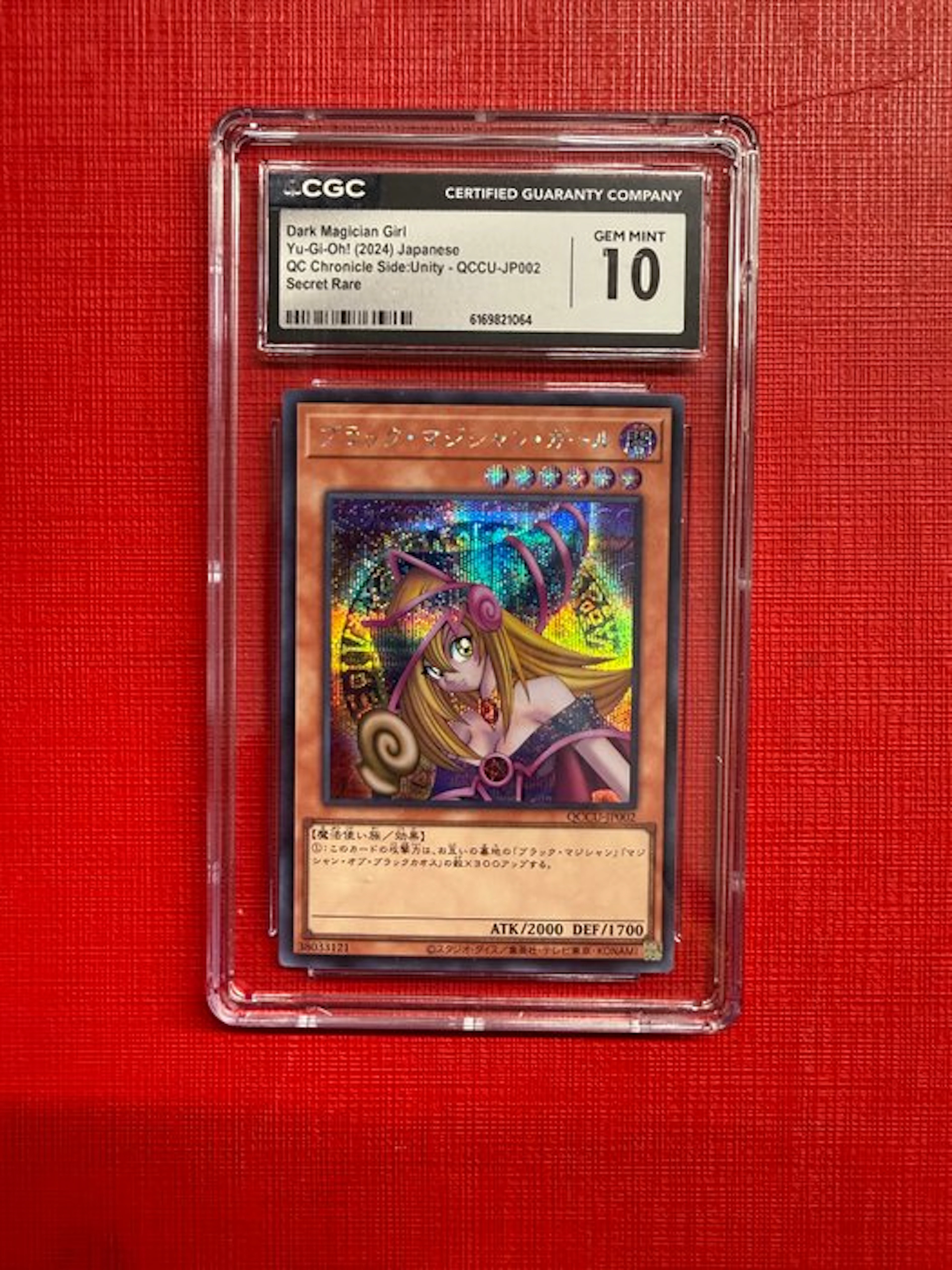 Konami - 1 Graded card - Yu-Gi-Oh! - Dark Magician Girl OCCU-JP002 Foil