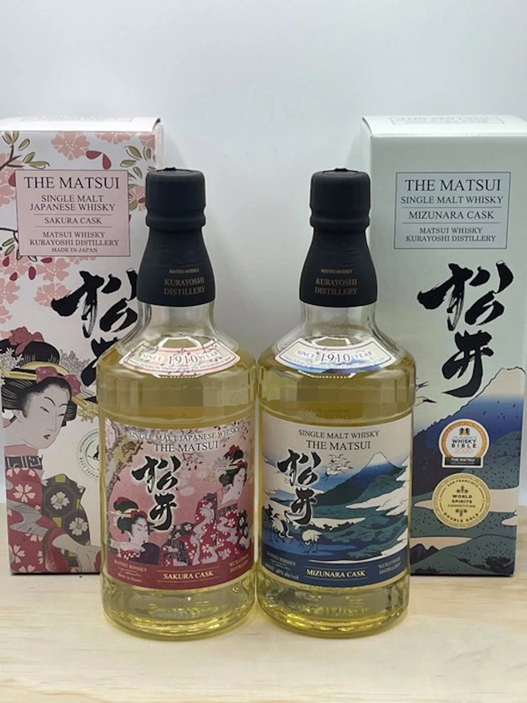 Matsui Sakura Cask & Mizunara Cask - 70cl - 2 bottles