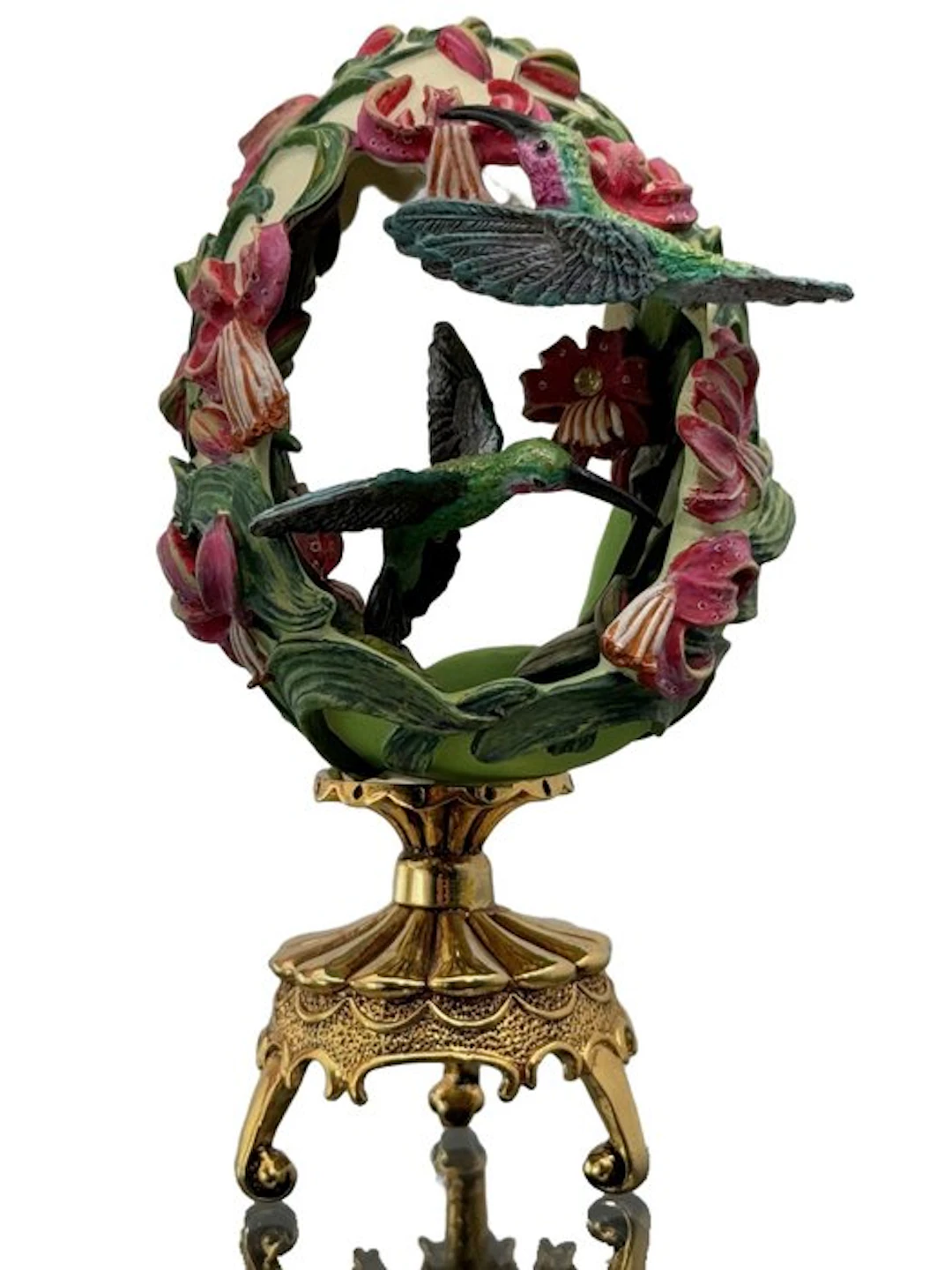 Fabergé egg - Imperial Hummingbird Egg with 24 Karat Gold...