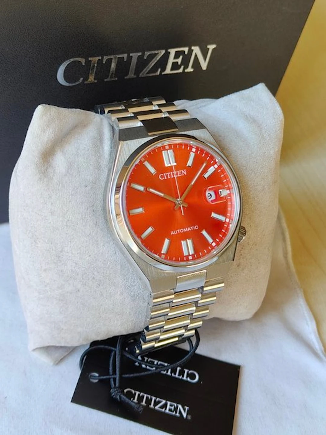 Citizen - Automatic Tsuyosa Orange - No reserve price...