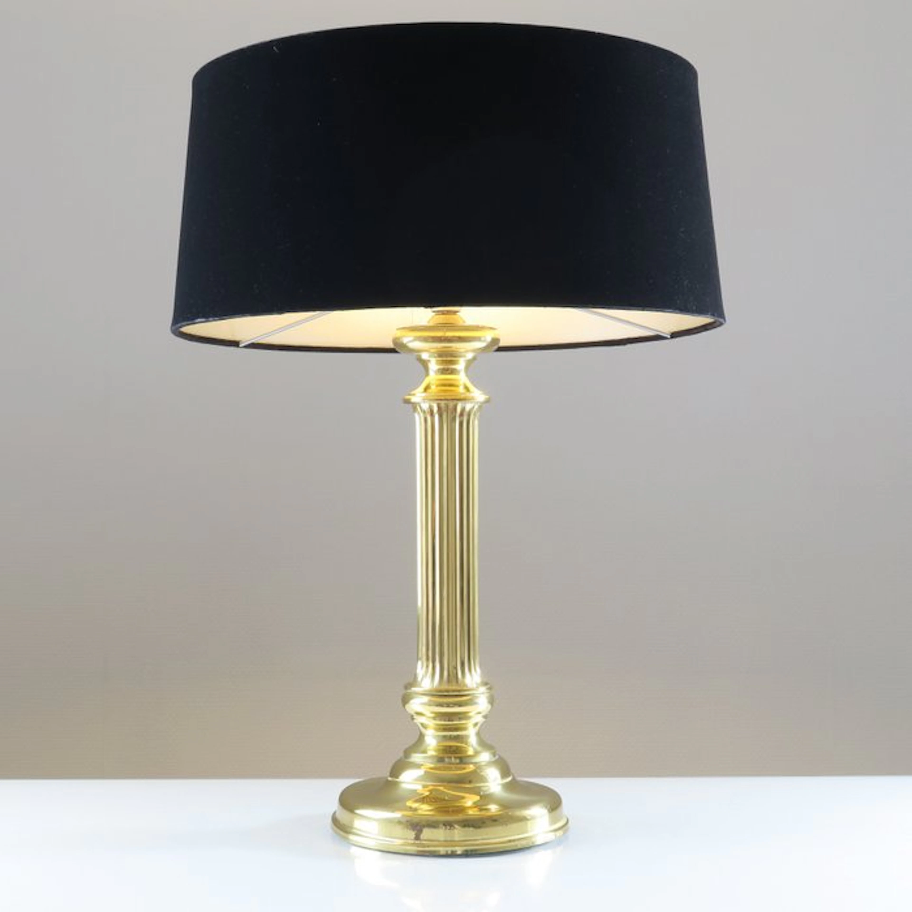 HERDA - Exclusieve Chique Tafellamp - Jaren 60 - Table lamp - Brass