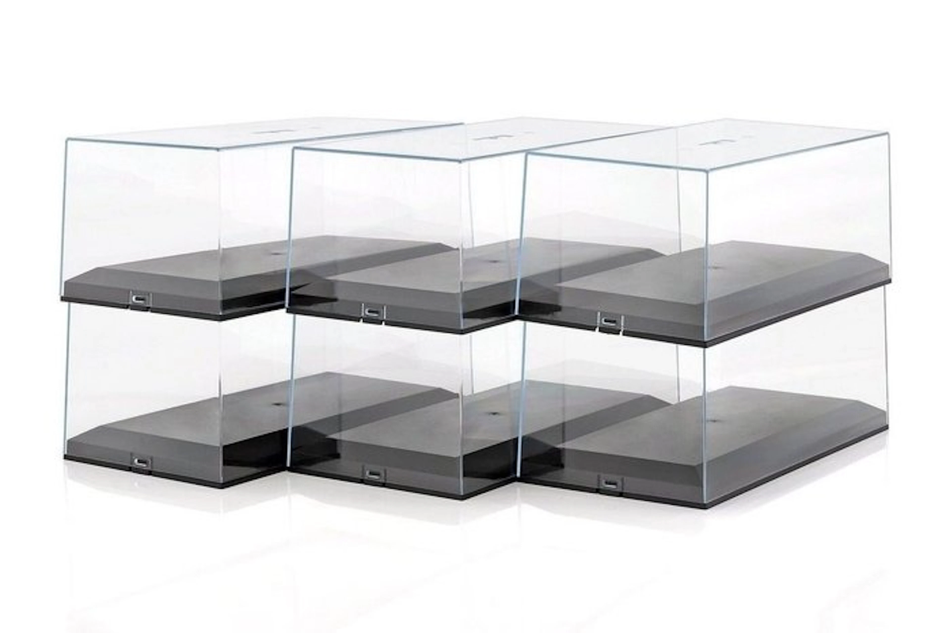Exclusiv Cars 1:18 - Model car (6) - Set van 6 vitrines...