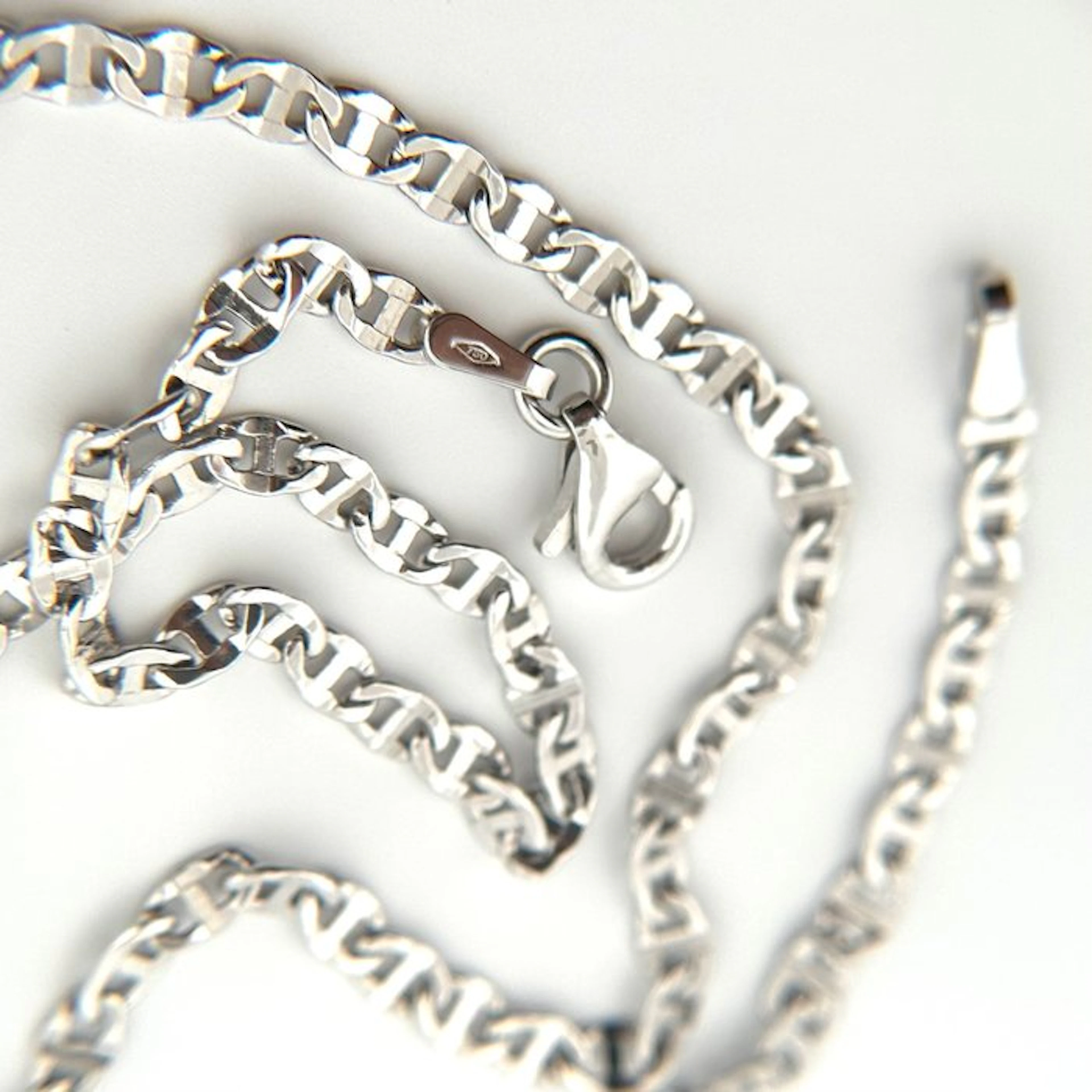 Handmade - Necklace - Marinara - 18 kt. White gold