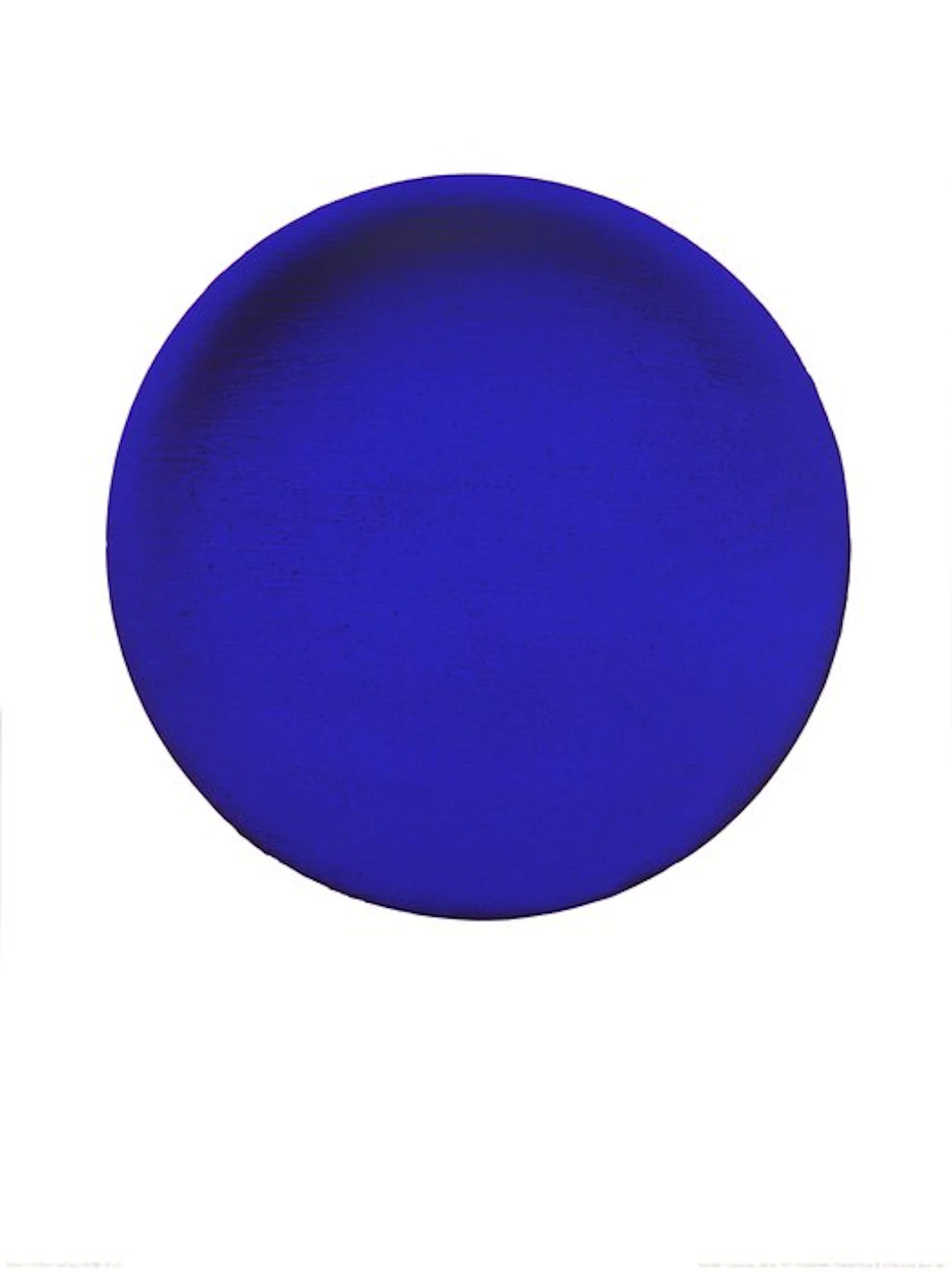 Yves Klein (1928-1962) - Disque Bleu