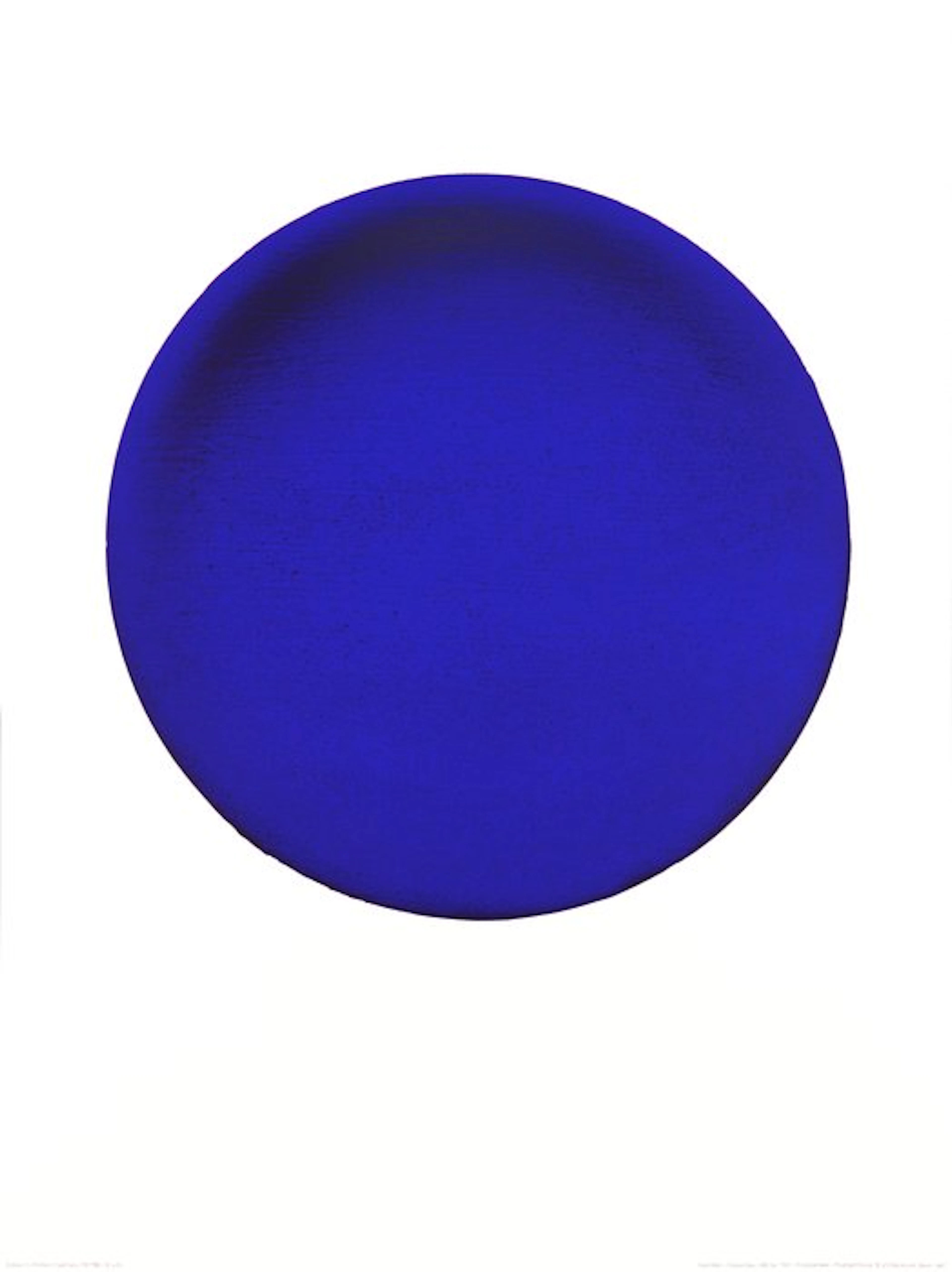 Yves Klein (1928-1962) - Disque Bleu