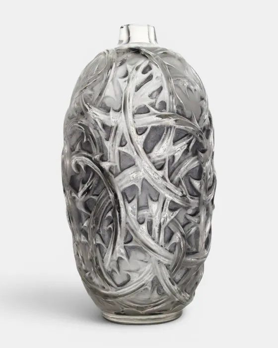 Lalique - René Lalique - Vase - Brambles - Glass