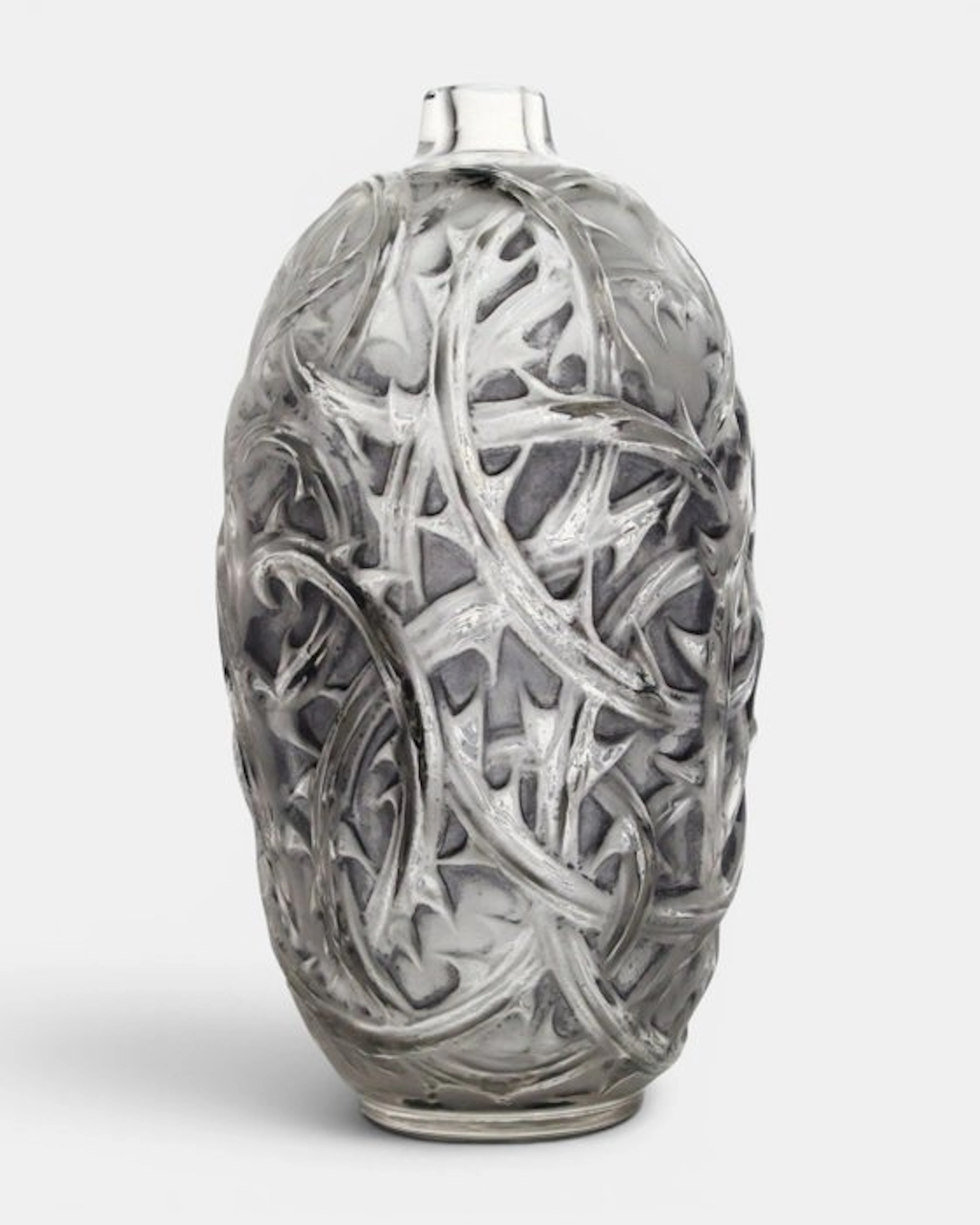 Lalique - René Lalique - Vase - Brambles - Glass