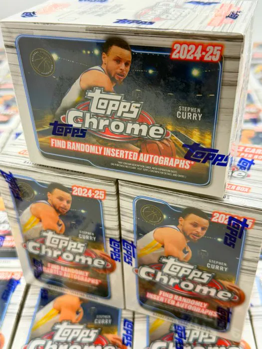 2024/25 Topps Chrome Basketball NBA Blaster Boxes - 3... | Barnebys