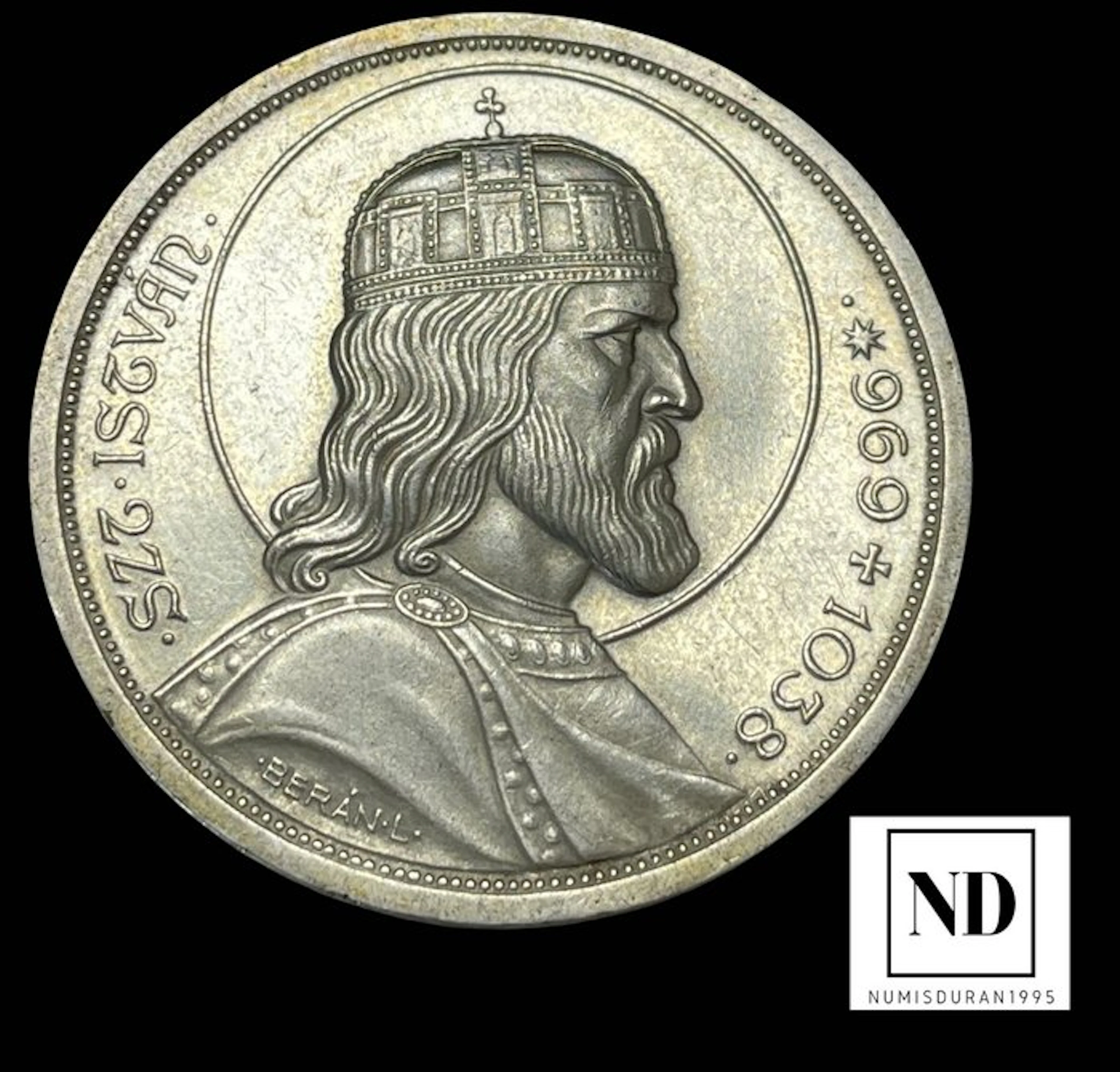 Hungary. 5 pengo 1938 - Hungría - 24,94g Ag (No reserve price)