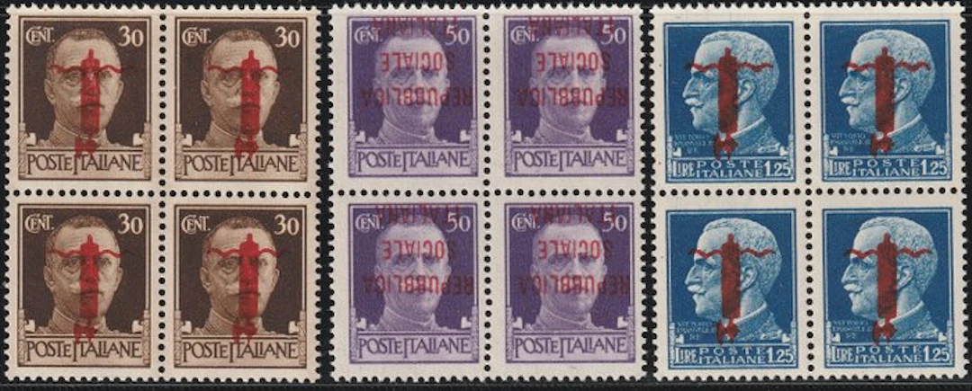 Italian Social Republic 1944 - RSI 30+50 c