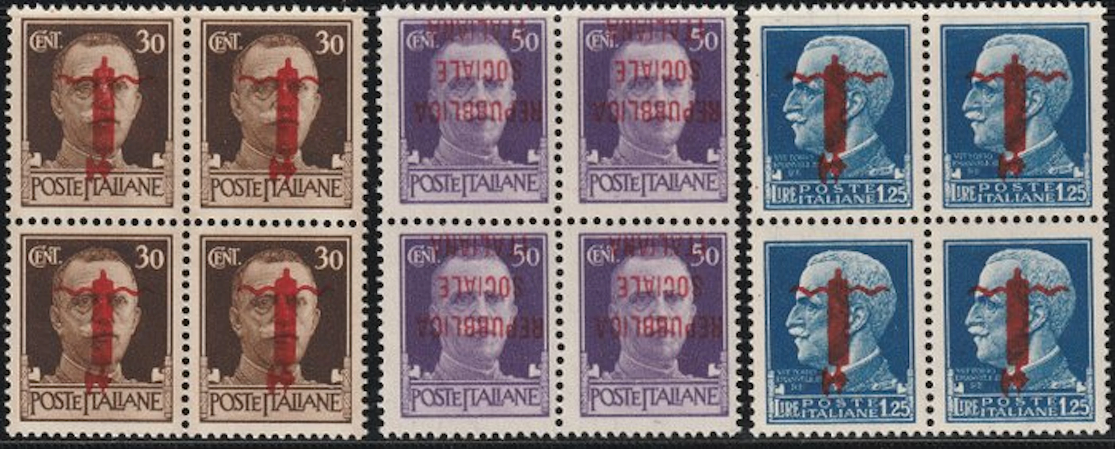 Italian Social Republic 1944 - RSI 30+50 c