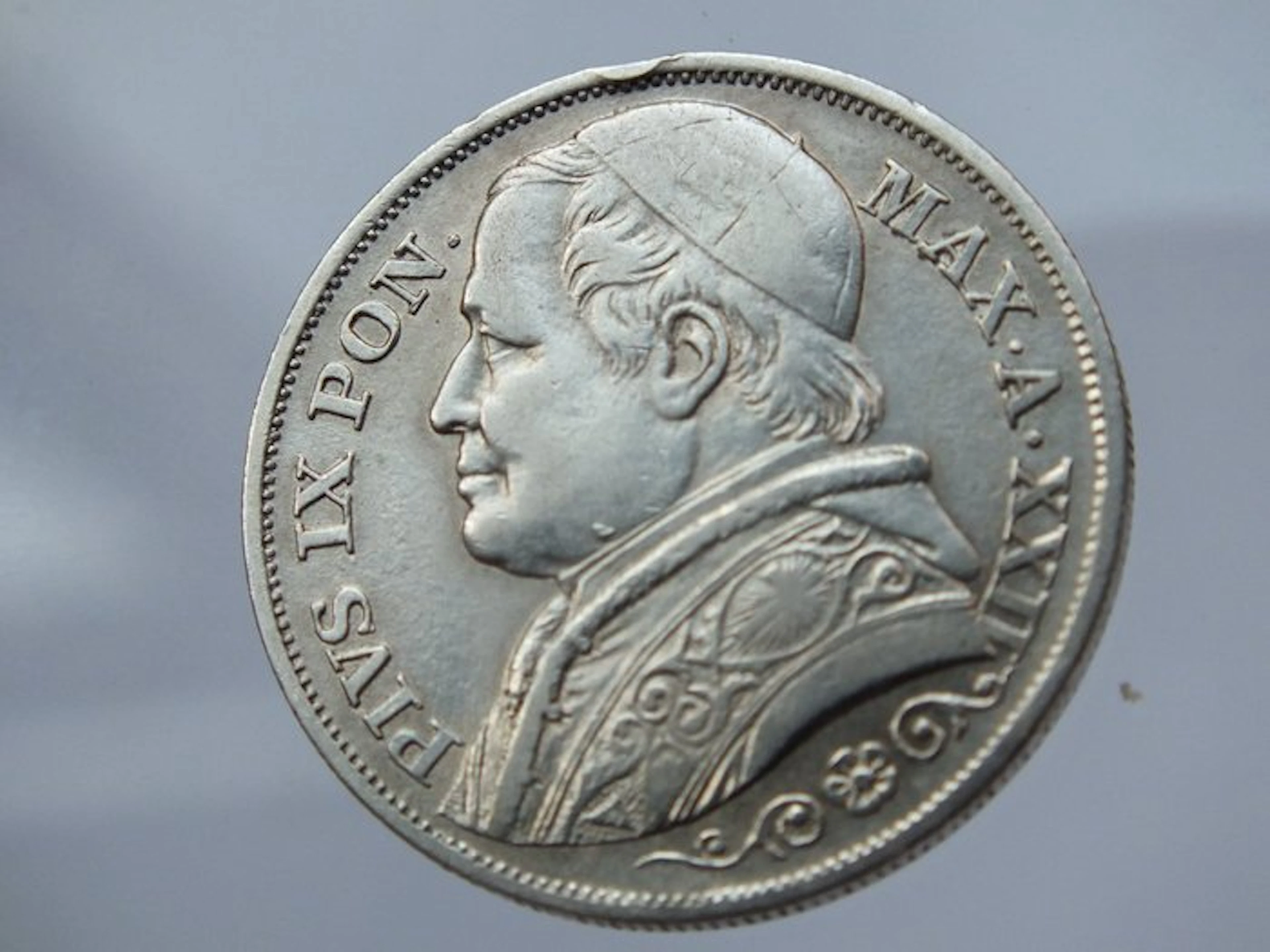 Italy, Papal State Pio IX. 2 Lire 1867 XXII (No reserve price)