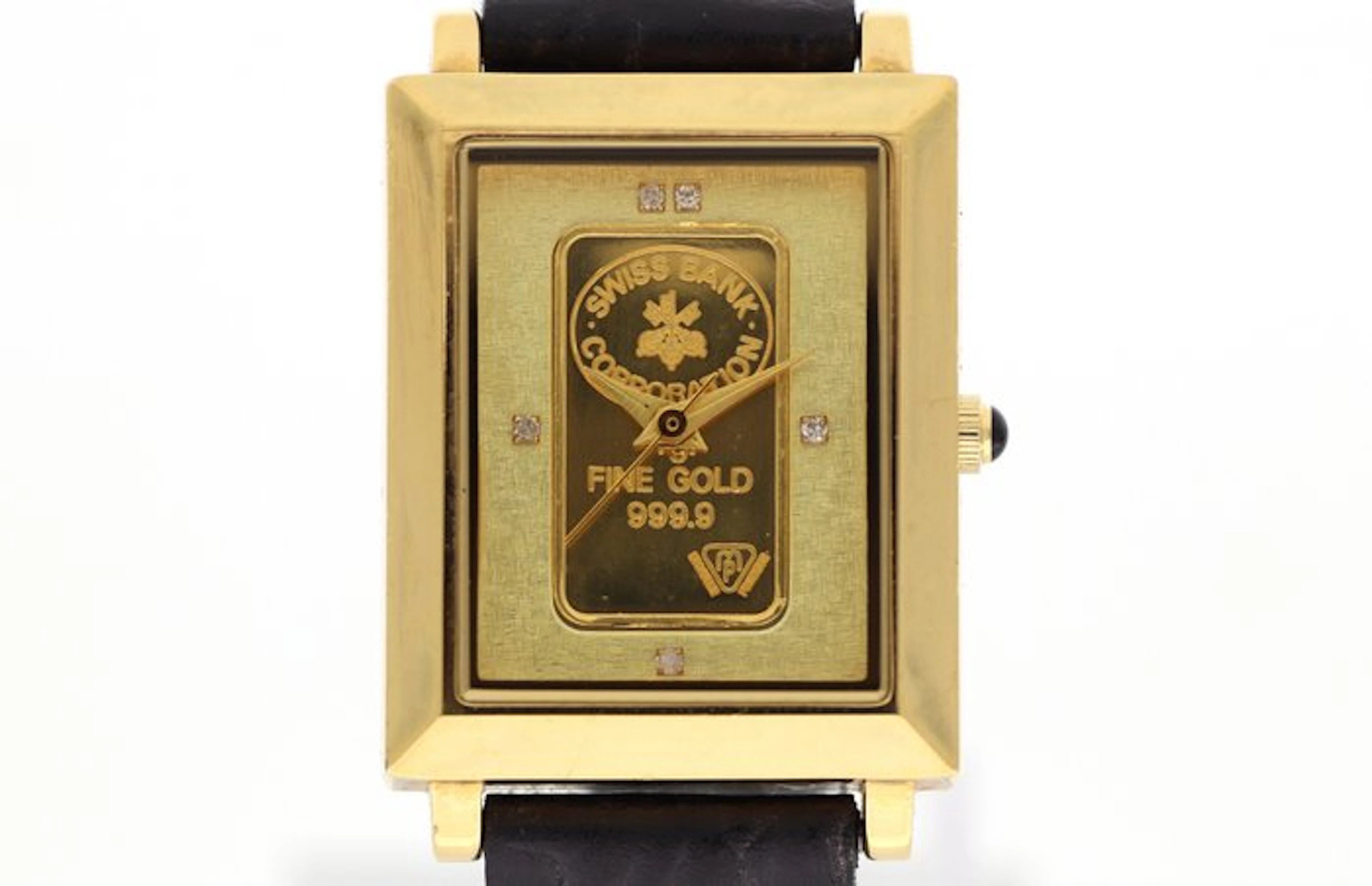 Zitura - Zitura Swiss Bank Corporation Ingot Watch - No...