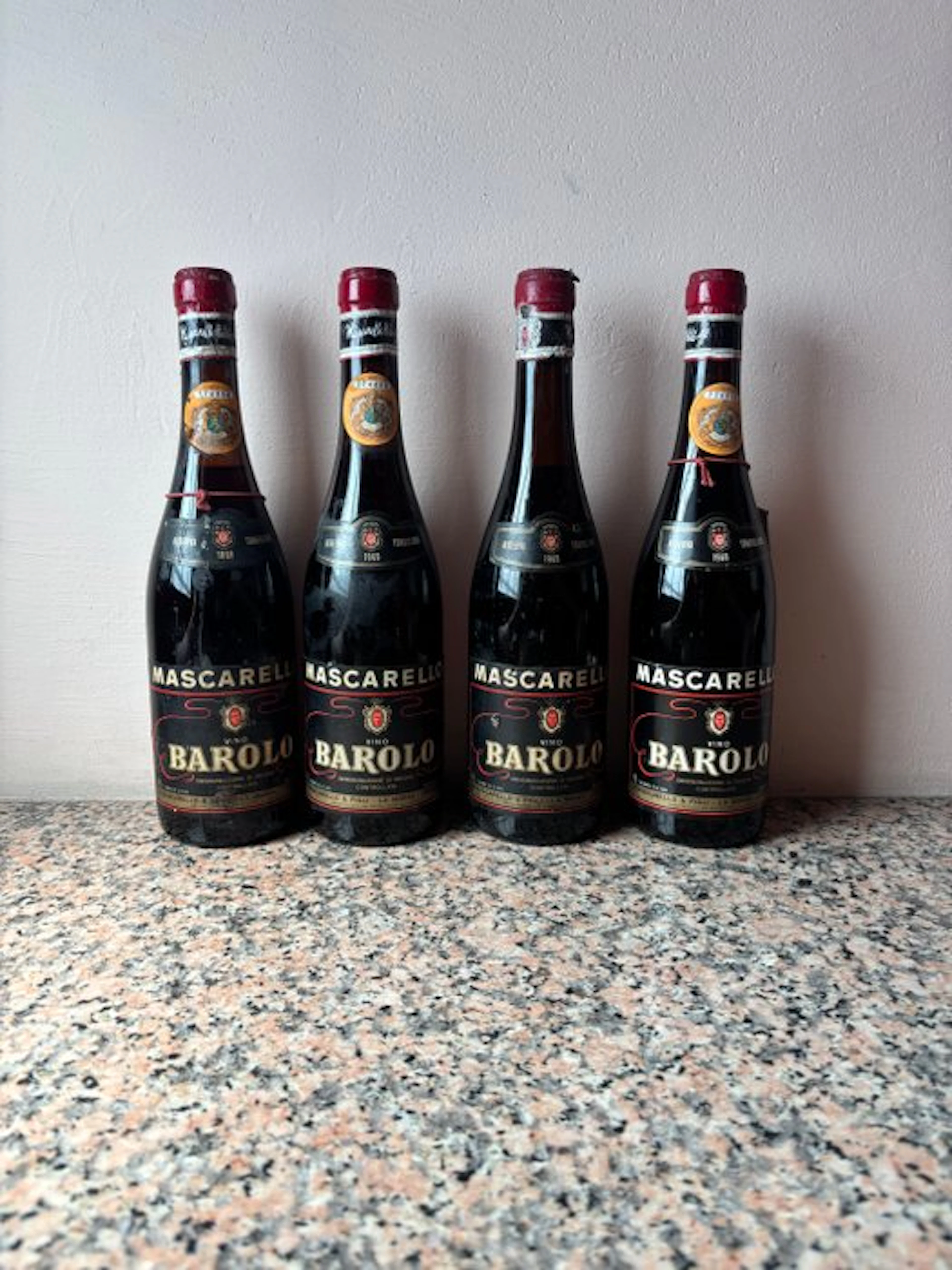 1969 Michele Mascarello - Barolo - 4 Bottles (0.72L)