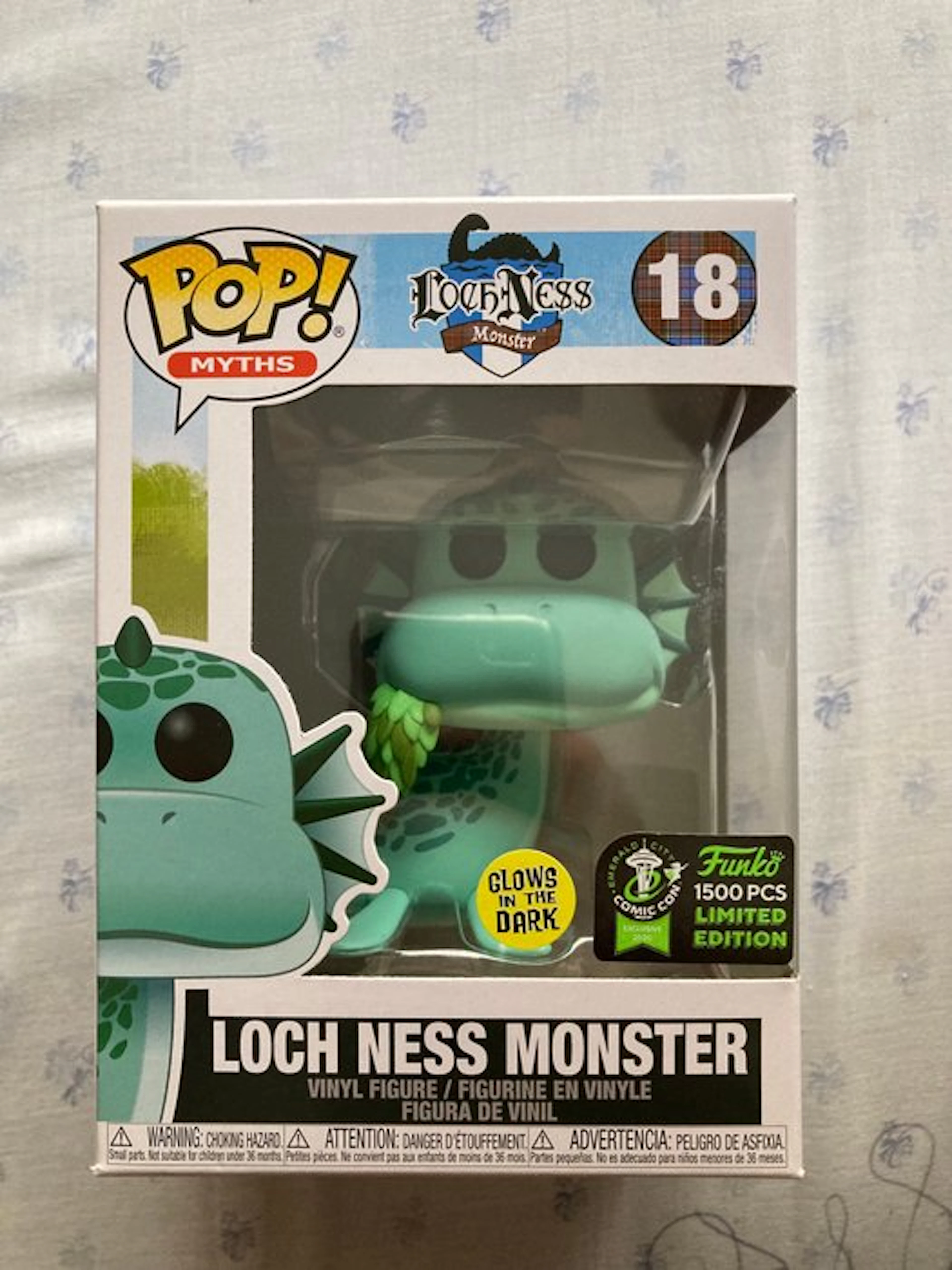Funko - Funko Pop Myths: Loch Ness Monster 1#8 Glows in...
