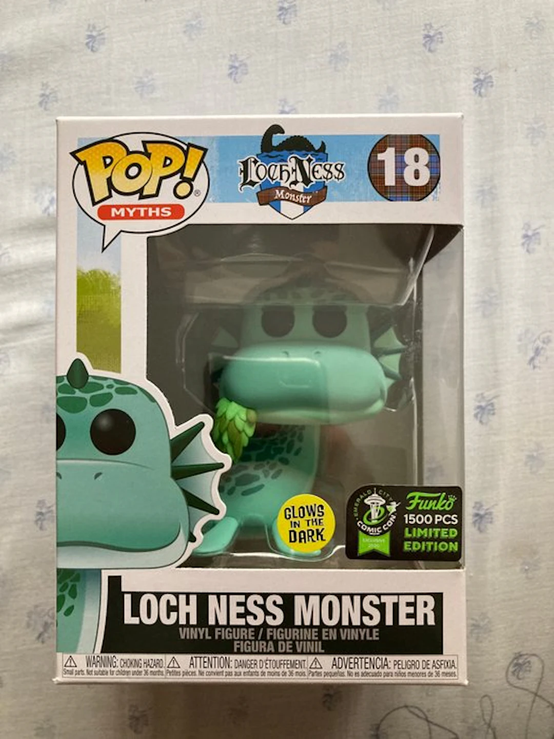 Funko - Funko Pop Myths: Loch Ness Monster 1#8 Glows in...