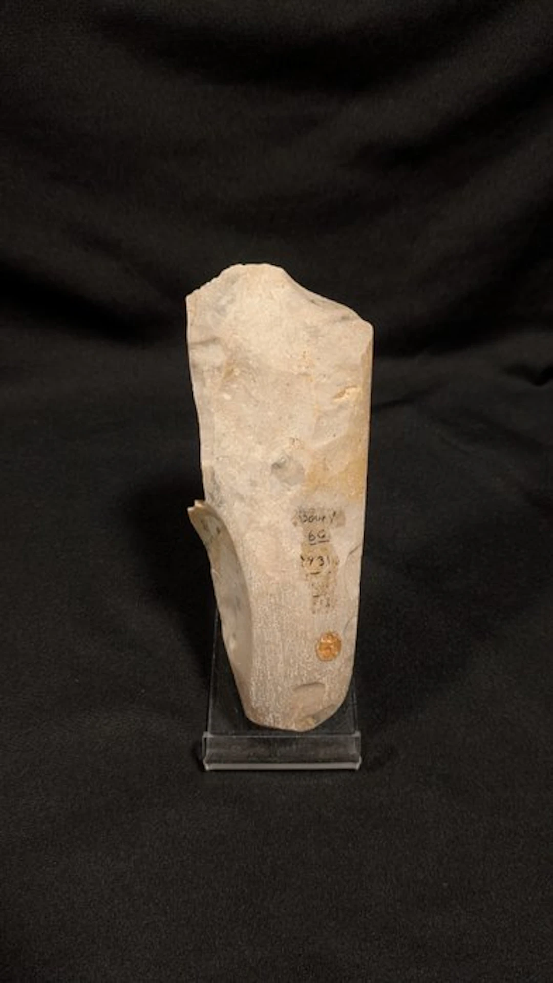 Neolithic Flint Polished axe-shaped tool from the Oise in flint