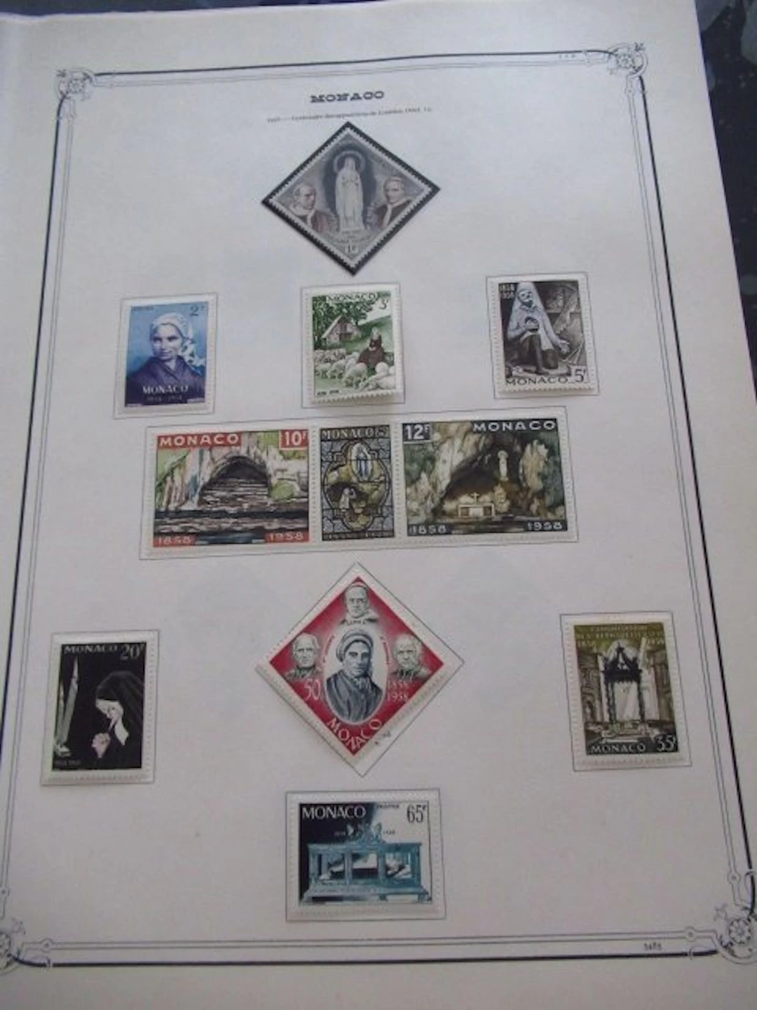 Monaco - collection de timbres