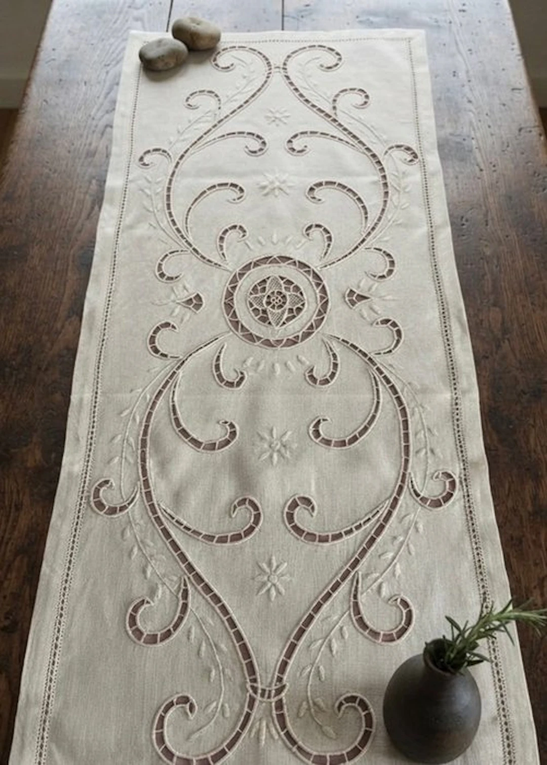 Embroidery - 93 cm - 40 cm - Hand embroidery
