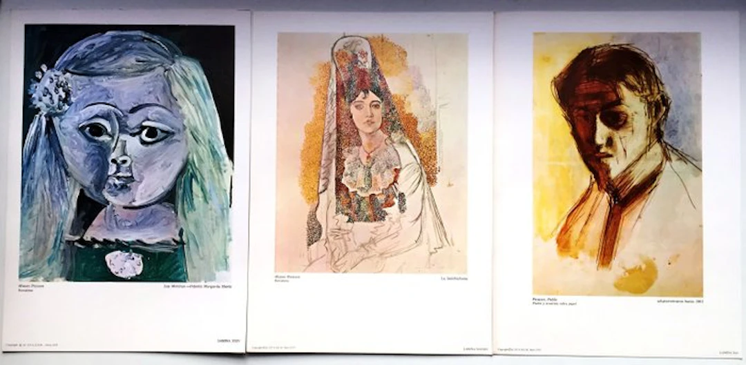 Pablo Picasso - Pablo Picasso - 3 Laminas - Museo Picasso...